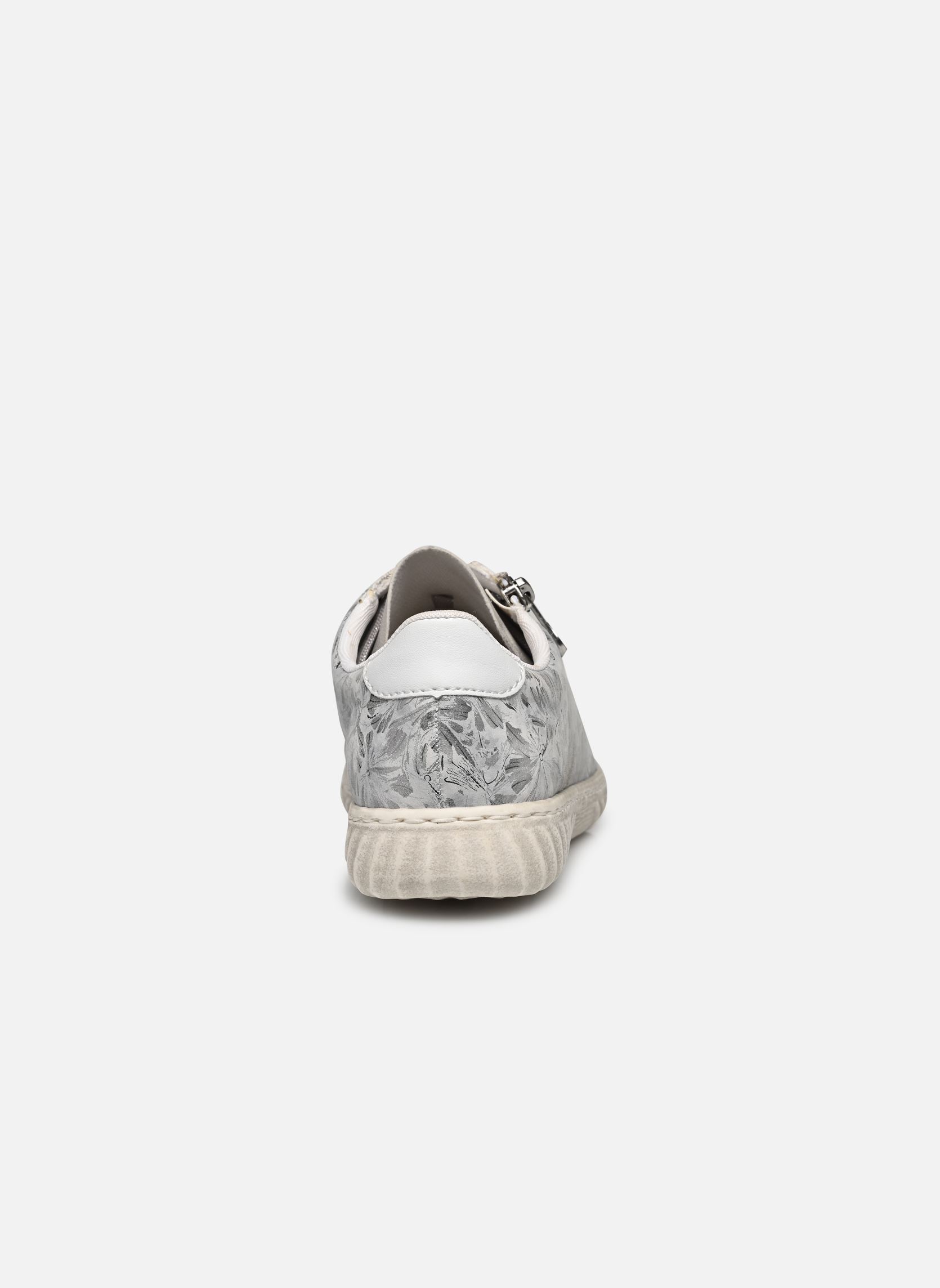 Baskets basses N0900 femme argent Rieker Baskets basses N0900 femme argent FOG-SILVER/GRAU-METALLIC/WEISS