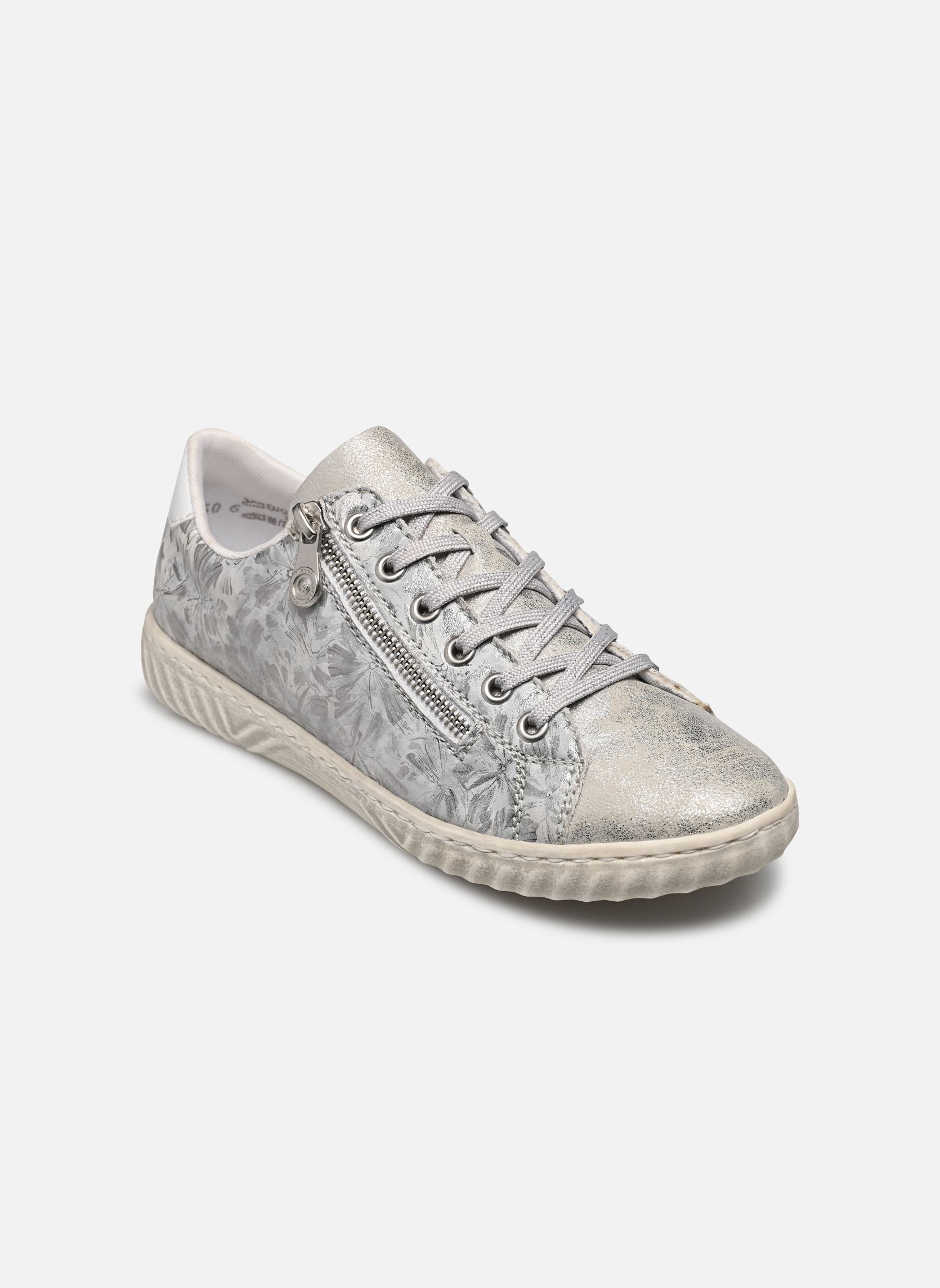 Rieker Baskets basses Baskets N0900 femme argent Sarenza France