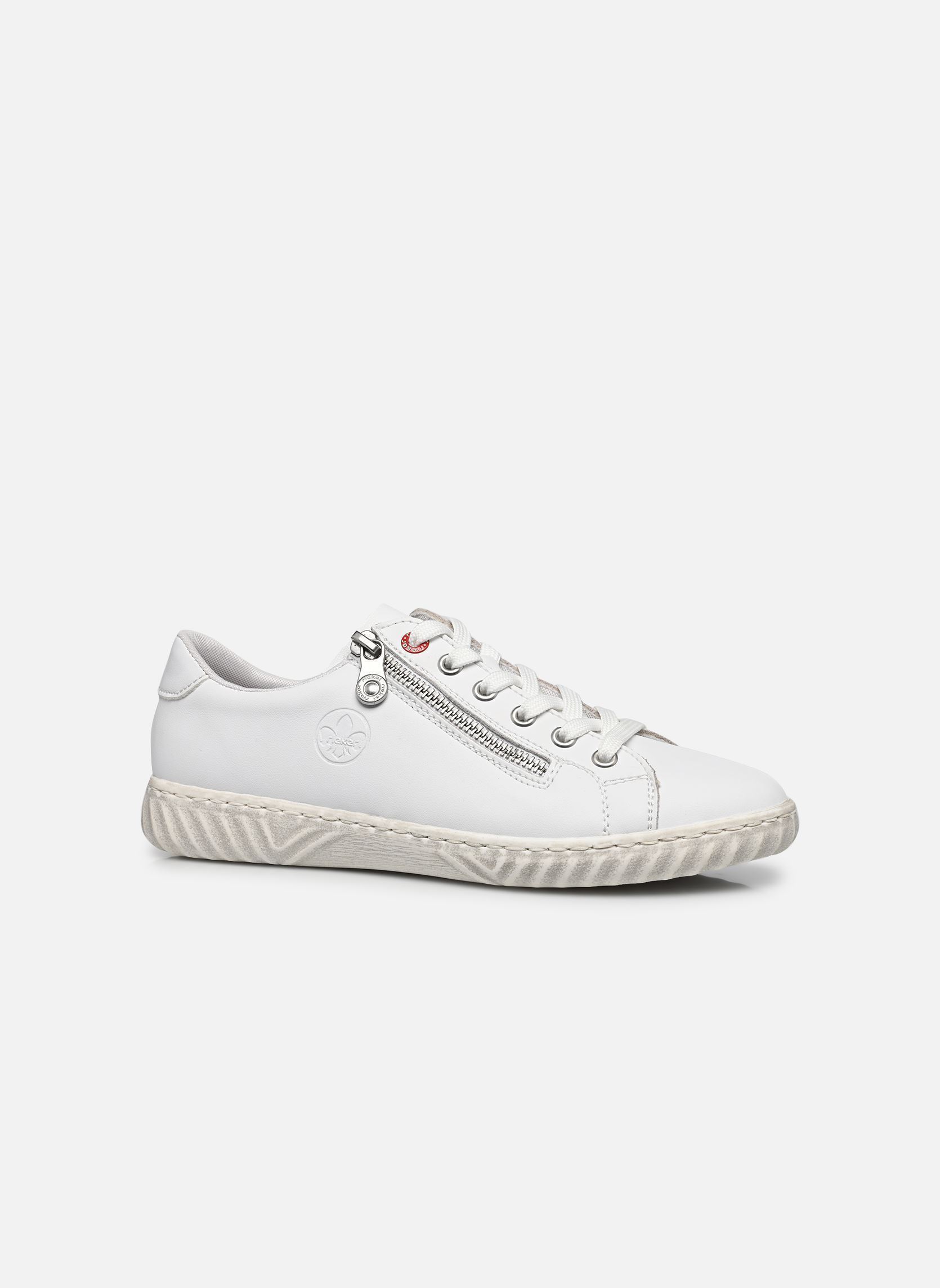 Lage sneakers N0900 dames wit Rieker Lage sneakers N0900 dames wit SPORTWEISS/WEISS/WEISS