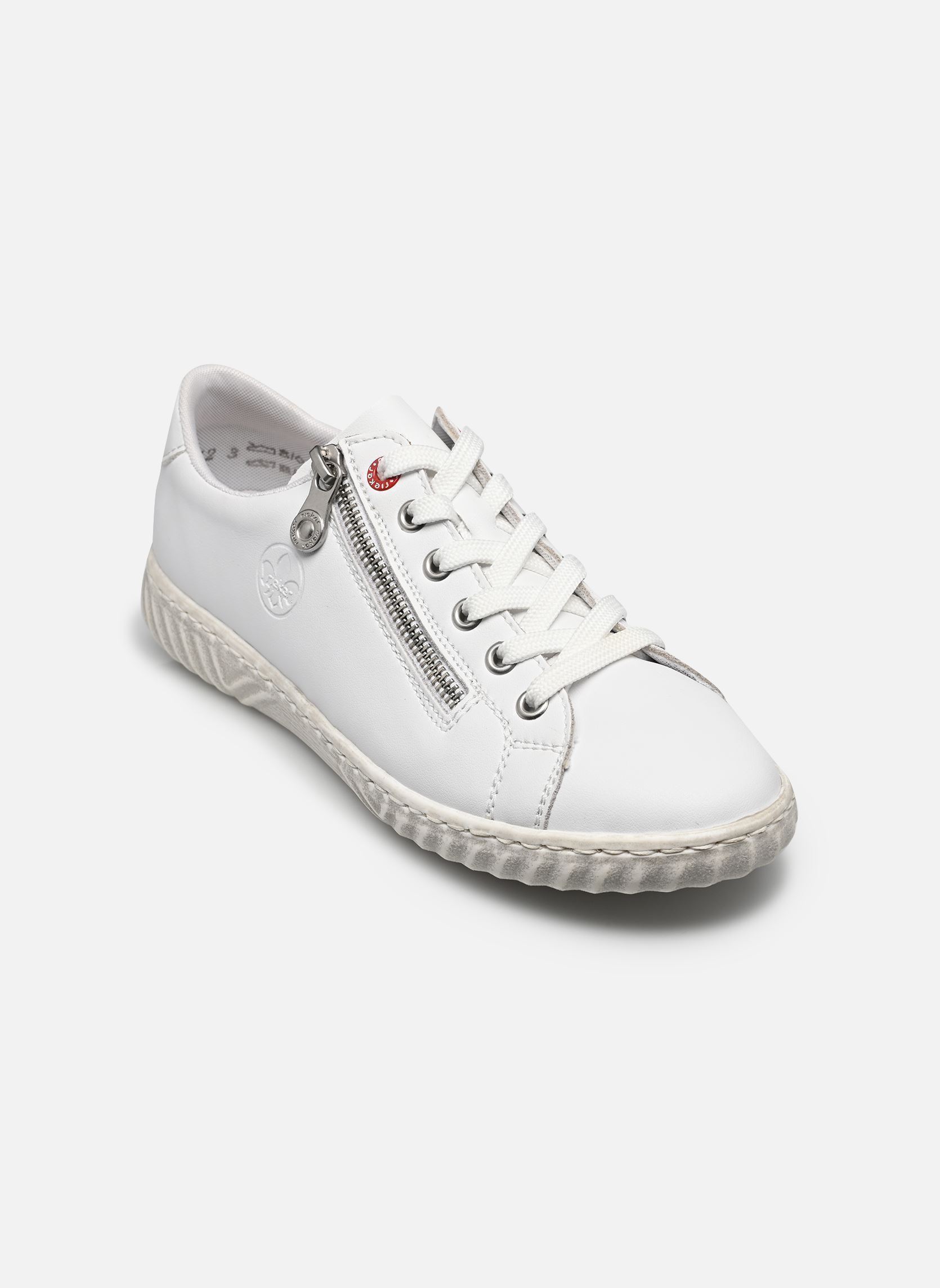 Lage sneakers N0900 dames wit Rieker Lage sneakers N0900 dames wit SPORTWEISS/WEISS/WEISS
