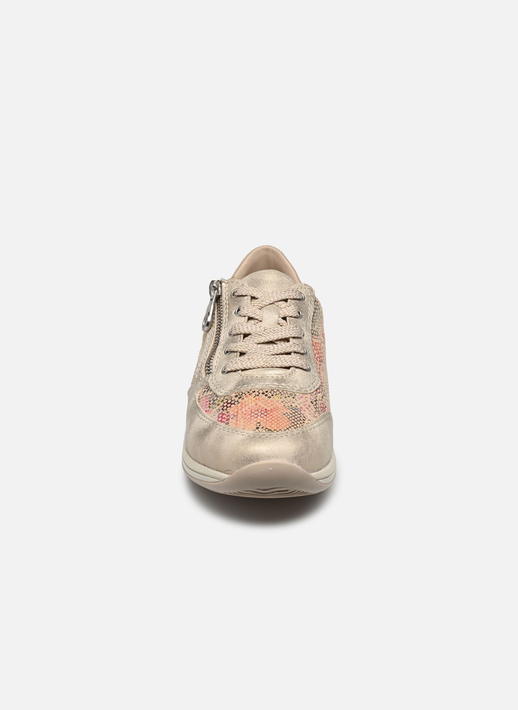 Baskets basses N1112 femme beige Rieker Baskets basses N1112 femme beige muschel/beige-multi