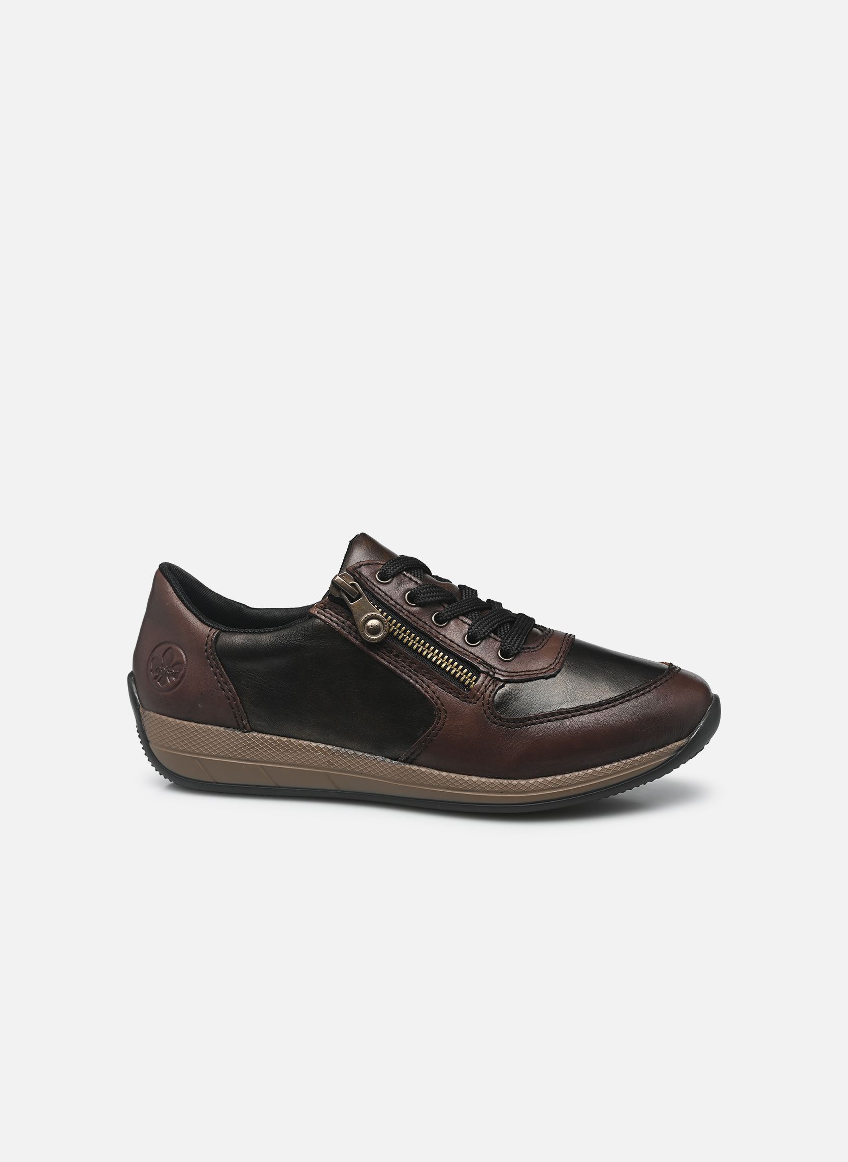 Baskets basses N1112 femme marron Rieker Baskets basses N1112 femme marron TESTADIMORO/ANTIK/TOFFEE