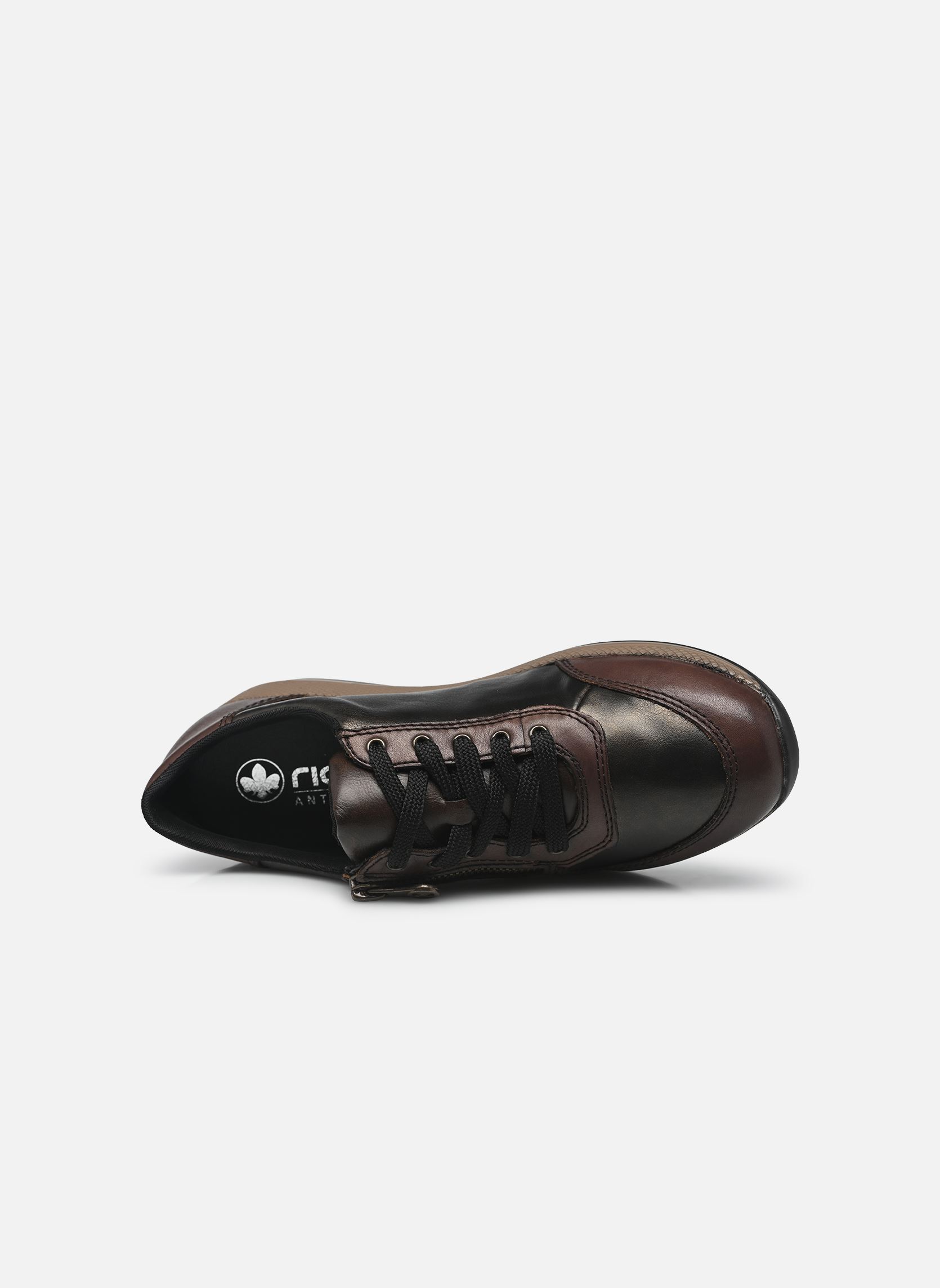 Baskets basses N1112 femme marron Rieker Baskets basses N1112 femme marron TESTADIMORO/ANTIK/TOFFEE