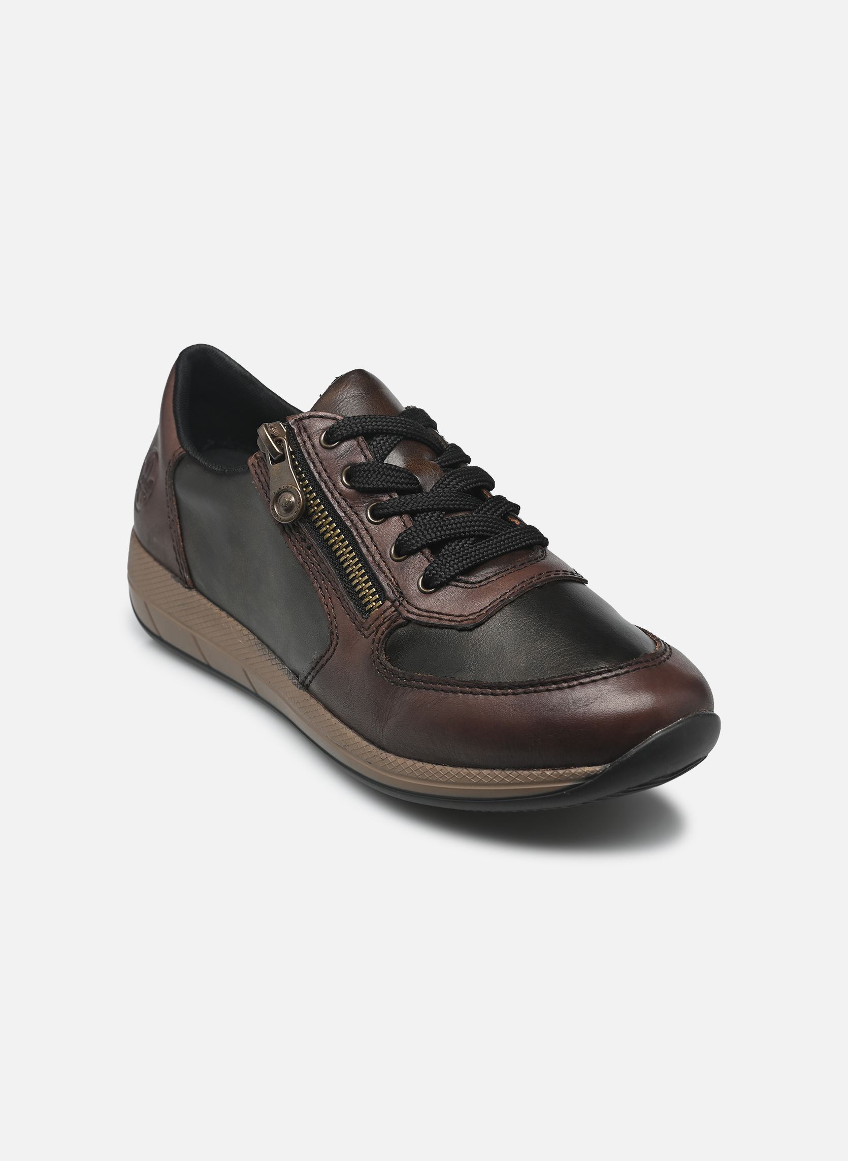 Baskets basses N1112 femme marron Rieker Baskets basses N1112 femme marron TESTADIMORO/ANTIK/TOFFEE