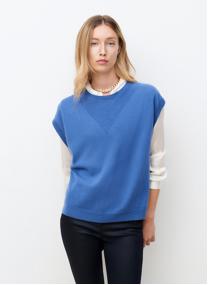 Pulls Pulls - 232K-MATHILDE femme bleu