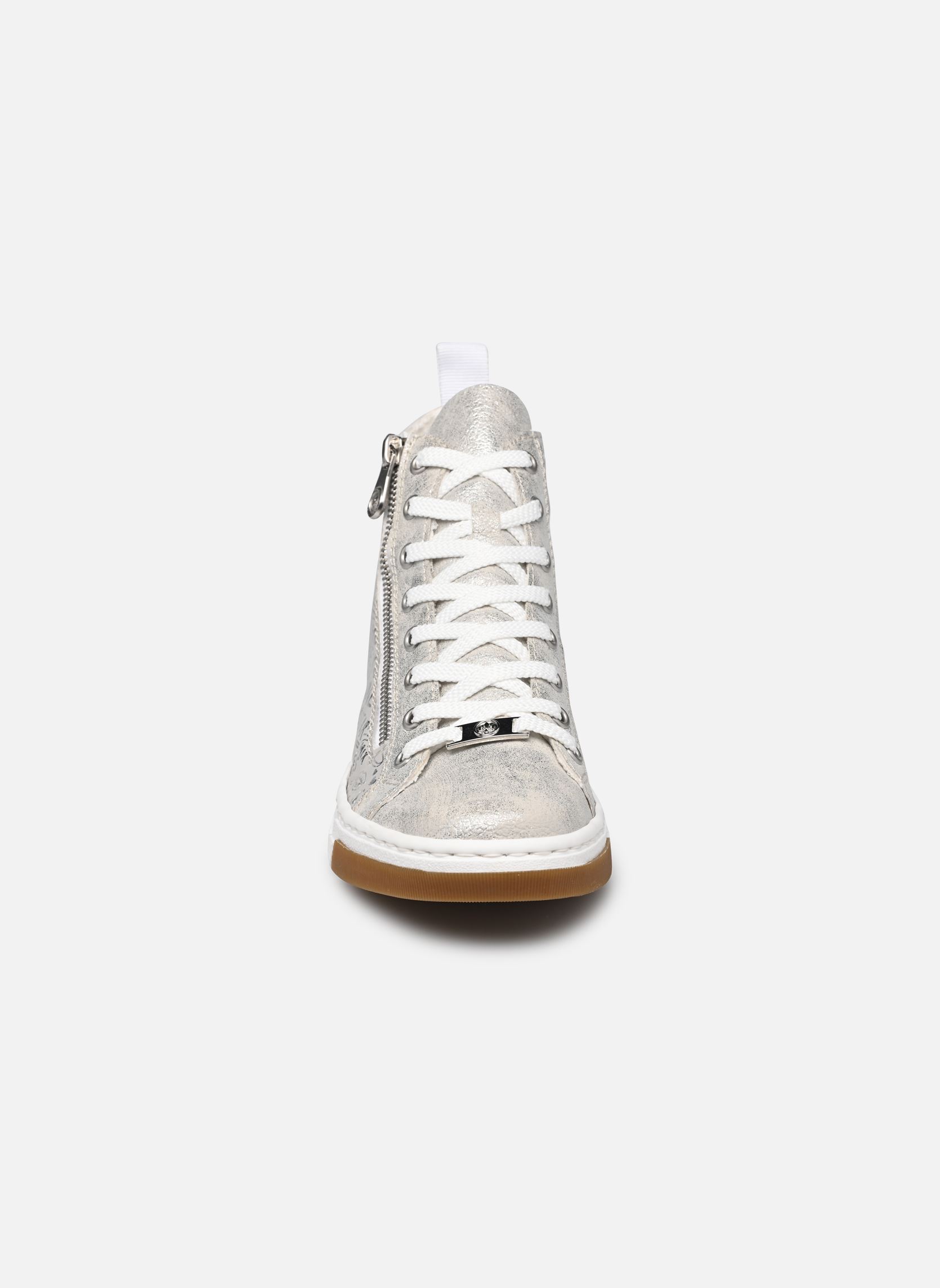 Print sneakers N3945 dames zilver Rieker Print sneakers N3945 dames zilver FOG-SILVER/FROST-SILVER