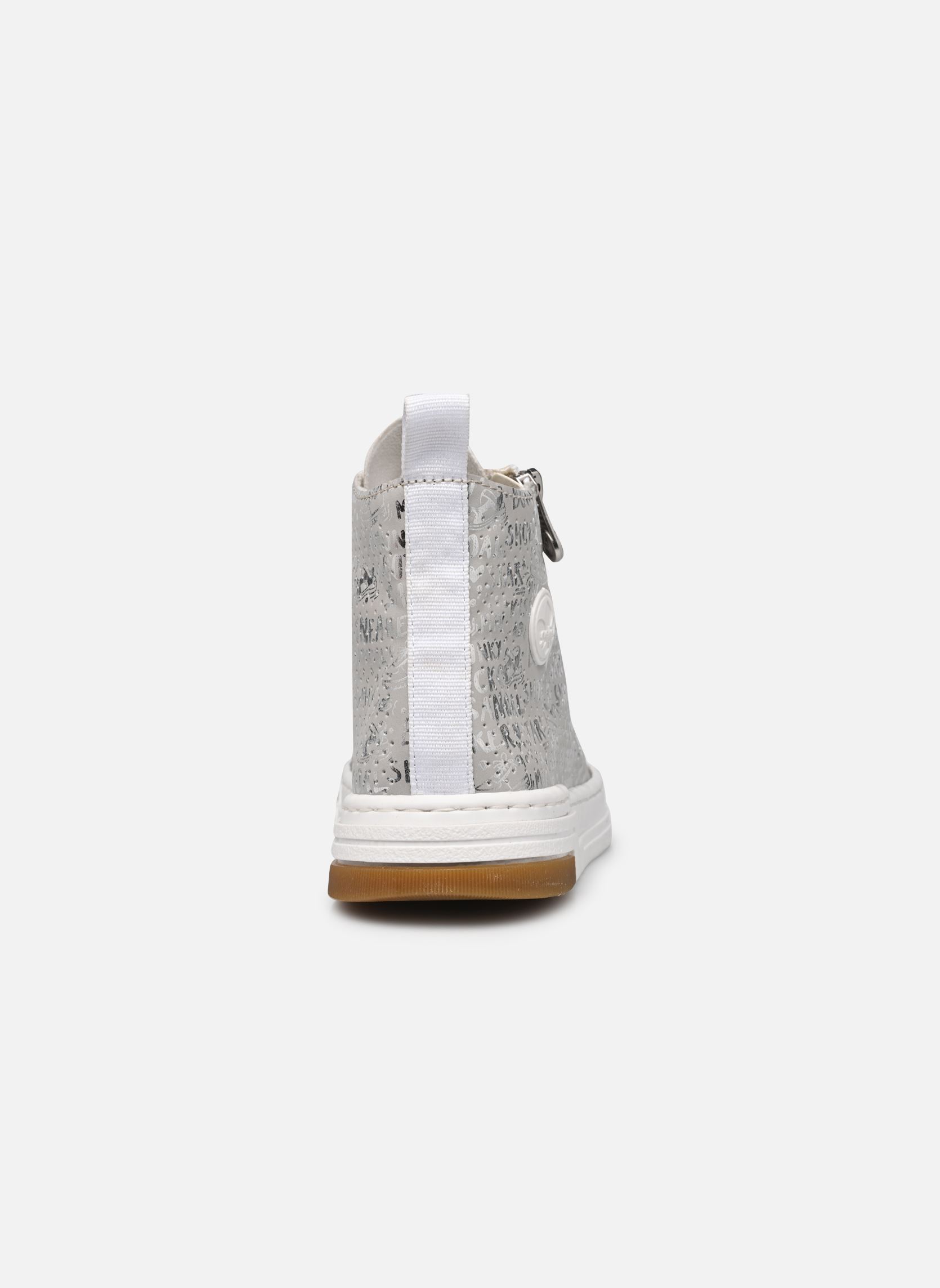 Print sneakers N3945 dames zilver Rieker Print sneakers N3945 dames zilver FOG-SILVER/FROST-SILVER
