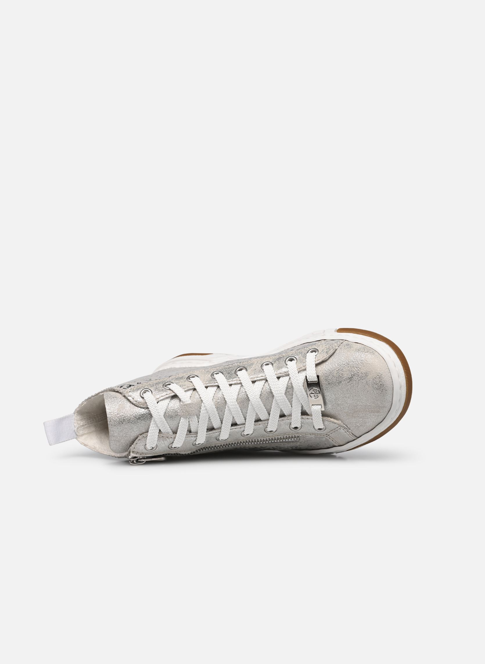 Print sneakers N3945 dames zilver Rieker Print sneakers N3945 dames zilver FOG-SILVER/FROST-SILVER