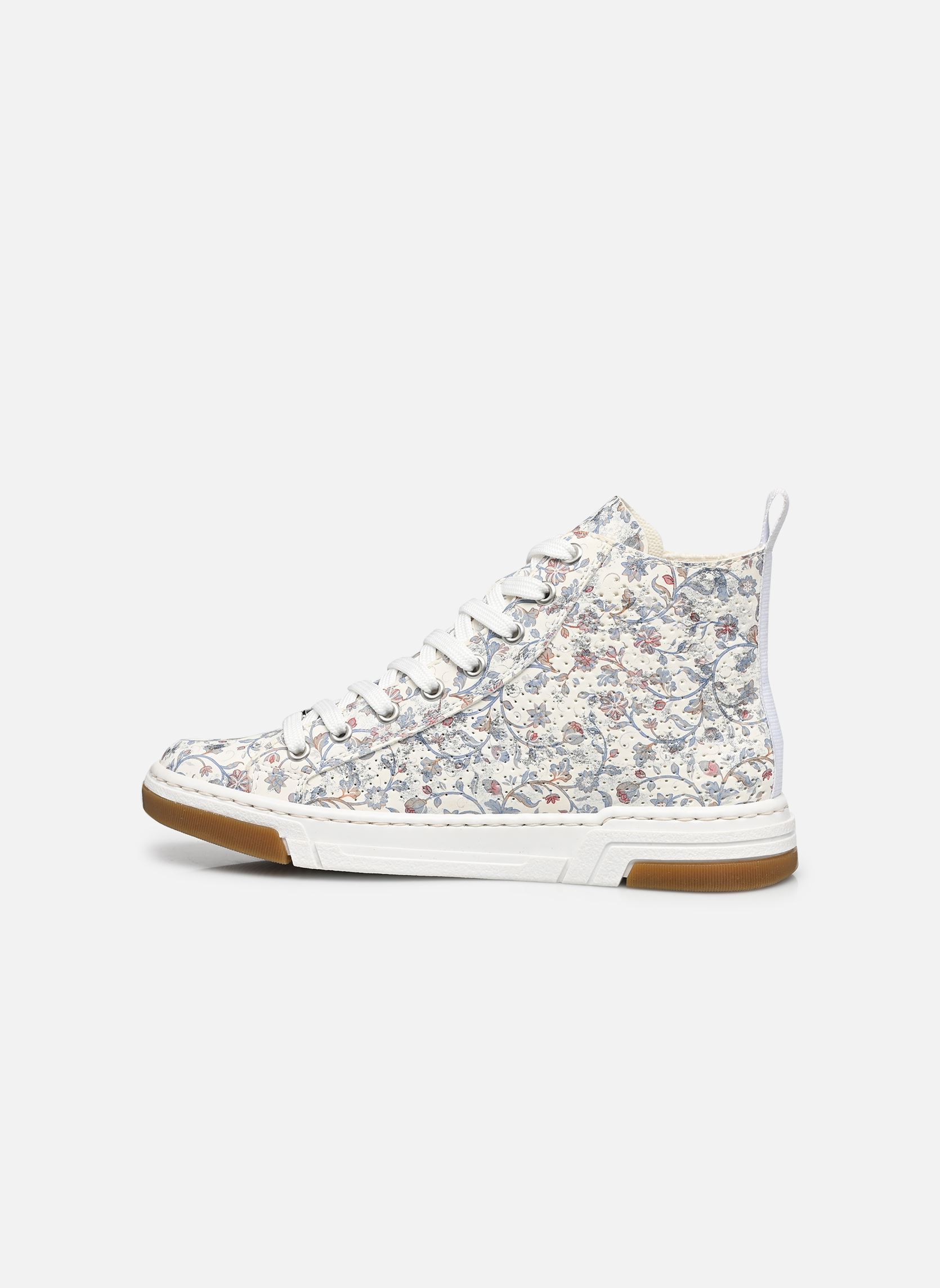 Print sneakers N3945 dames wit Rieker Print sneakers N3945 dames wit WEISS-MULTI