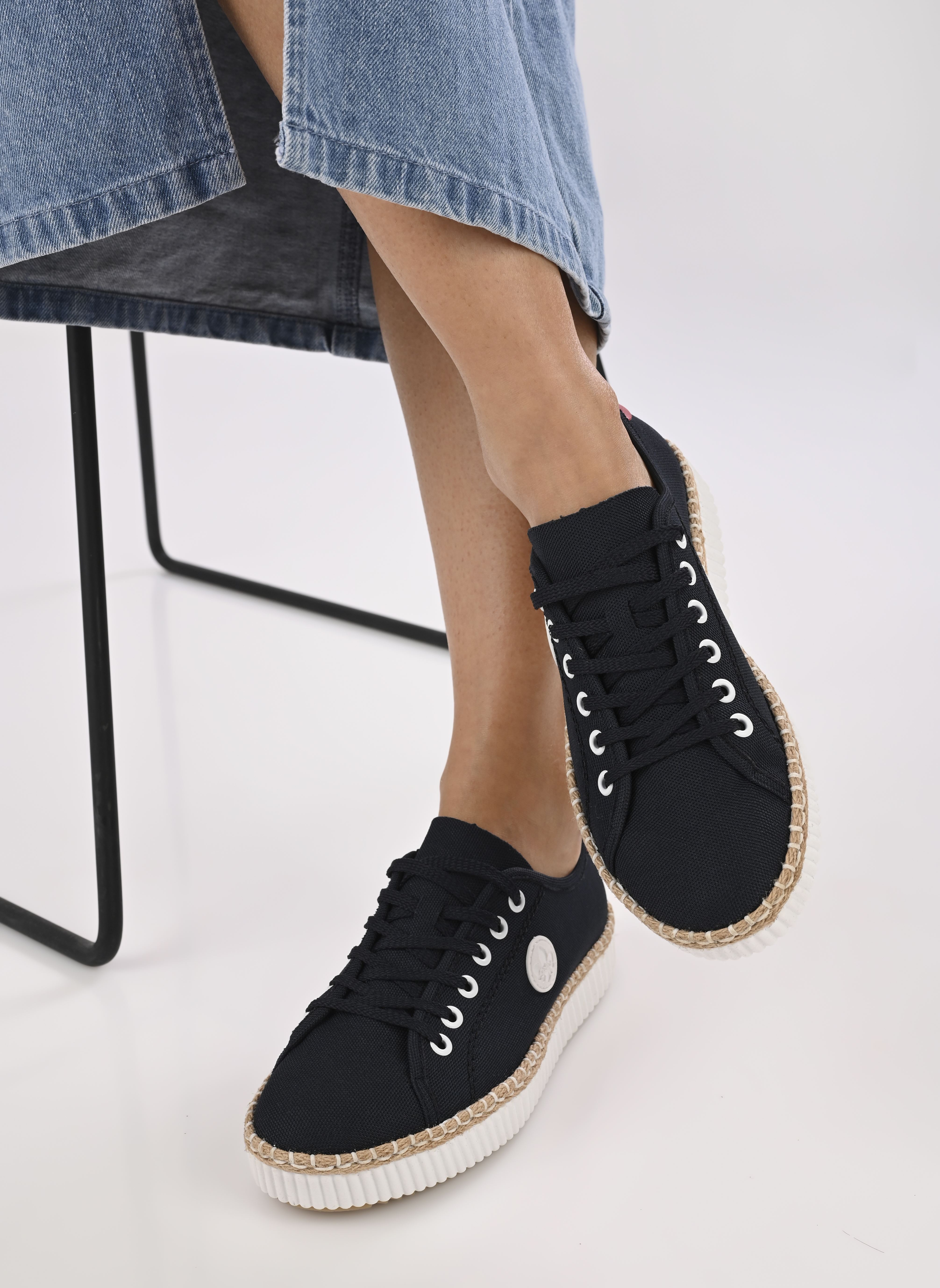 Niedrige Sneaker M2926 damen blau Rieker Niedrige Sneaker M2926 damen blau PAZIFIK/ROSSO