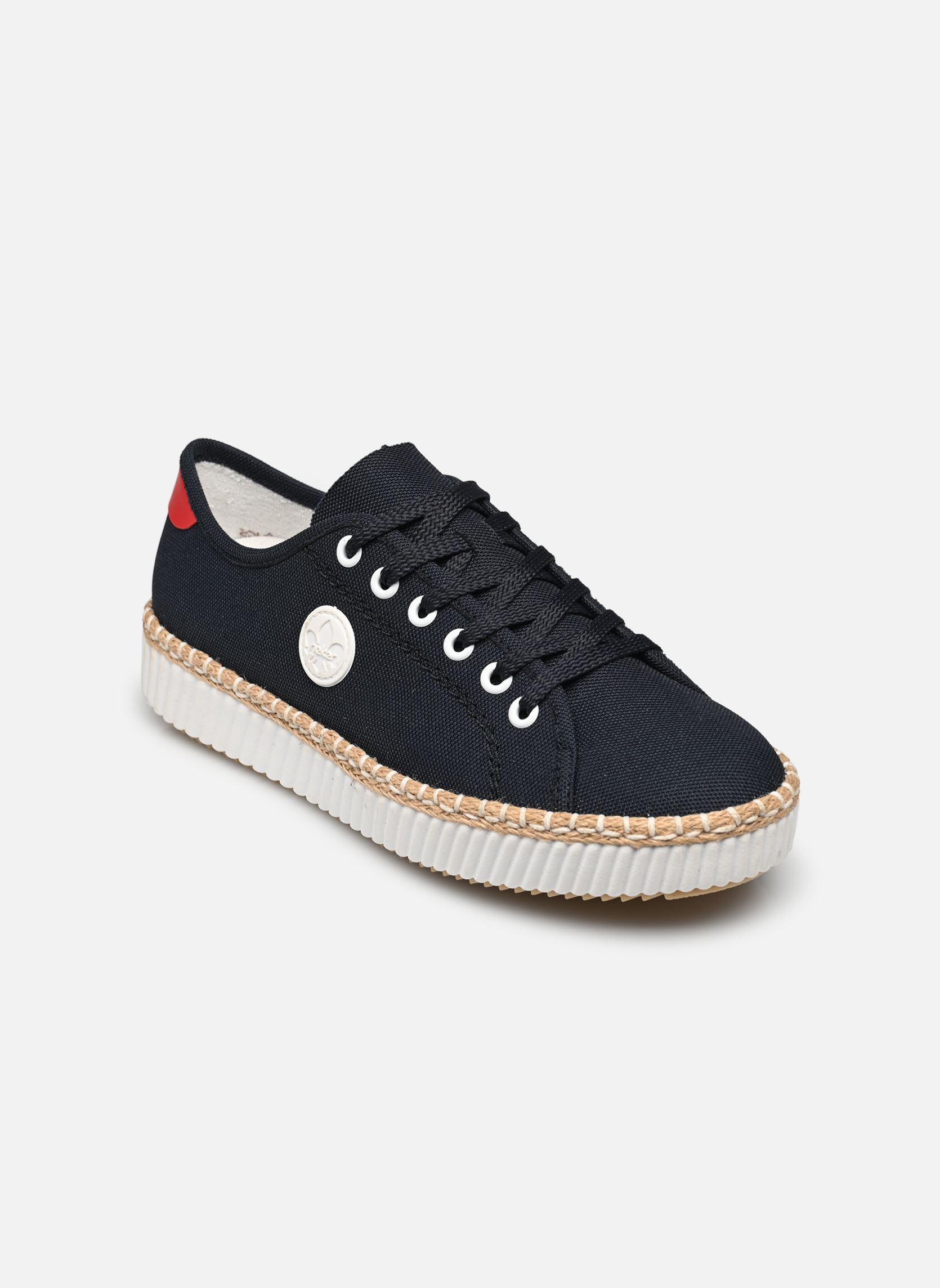 Niedrige Sneaker M2926 damen blau Rieker Niedrige Sneaker M2926 damen blau PAZIFIK/ROSSO