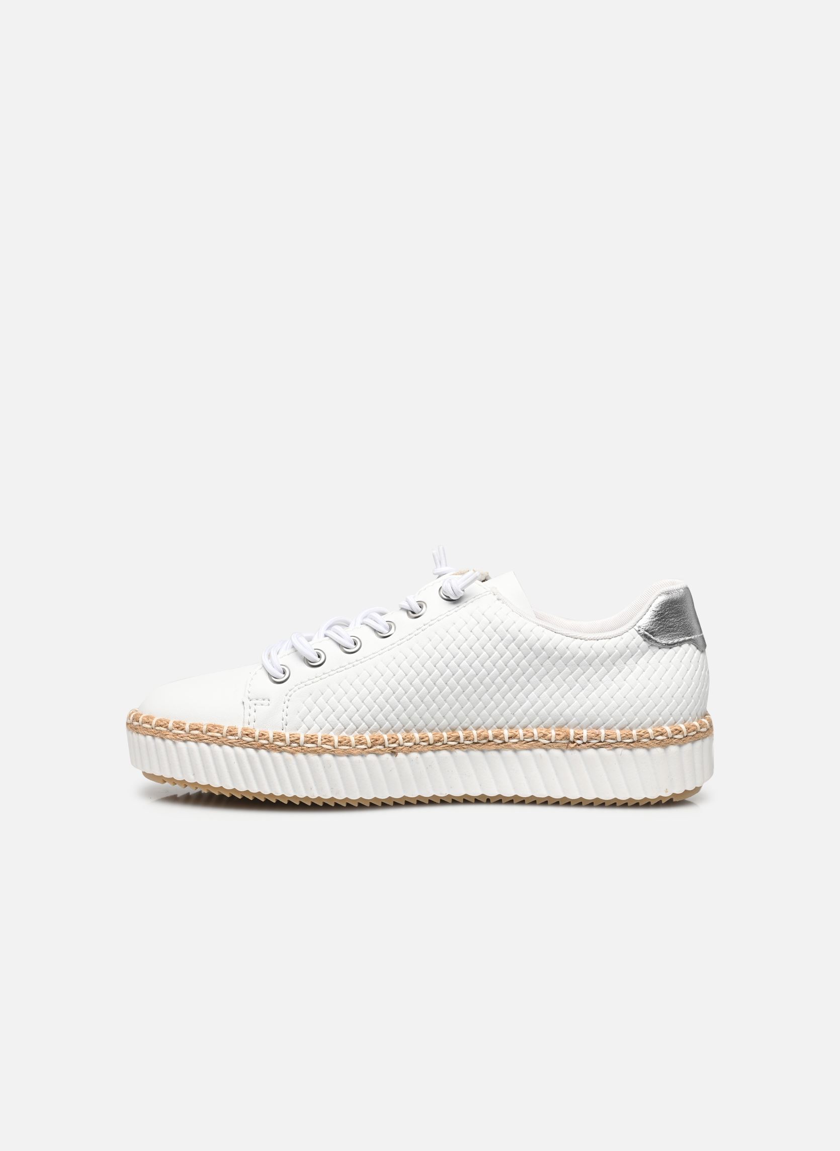 Baskets basses M2940 femme blanc Rieker Baskets basses M2940 femme blanc WEISS/SILBER