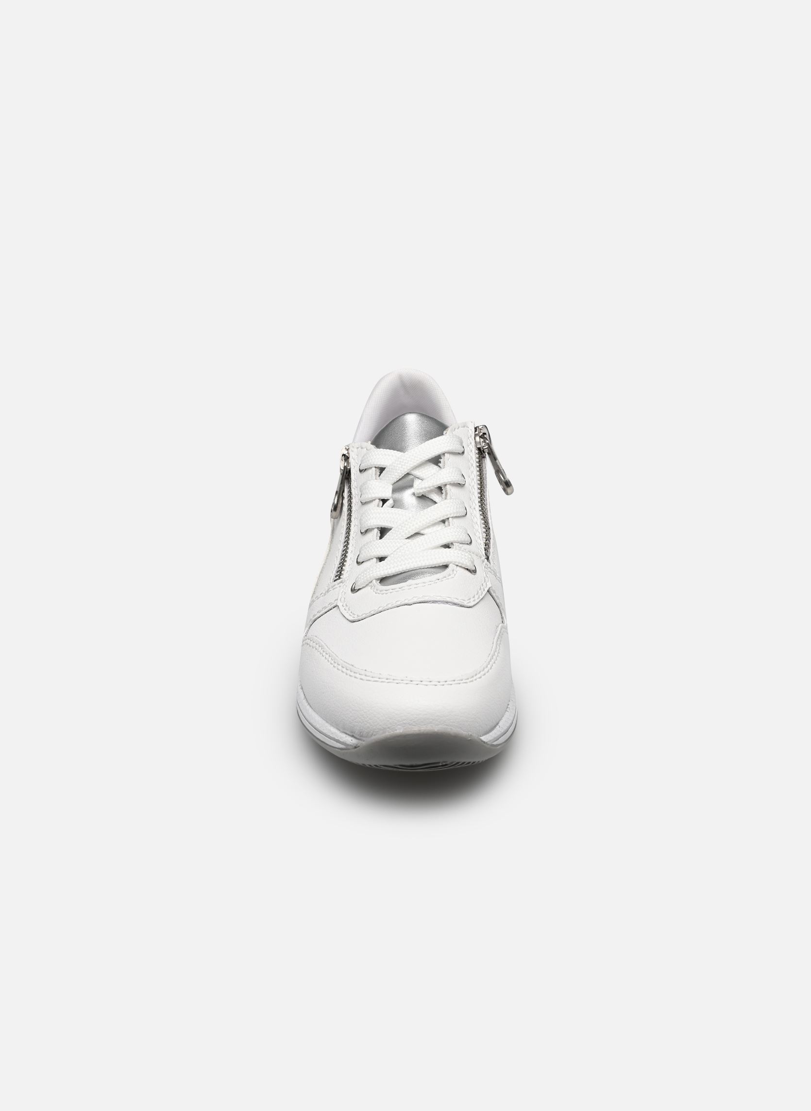 Lage sneakers N1100 dames wit Rieker Lage sneakers N1100 dames wit WEISS/WEISS/SILVER