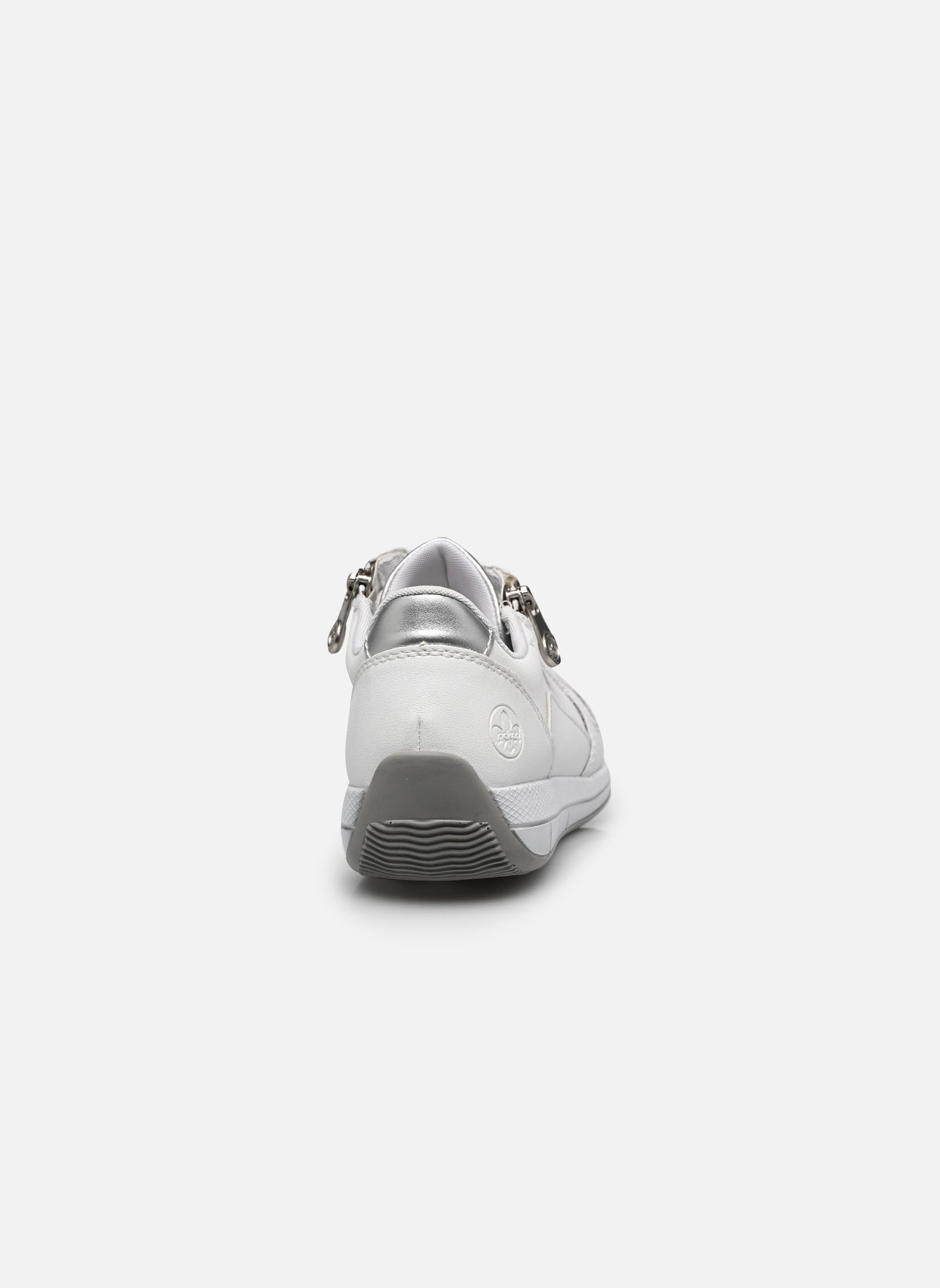Lage sneakers N1100 dames wit Rieker Lage sneakers N1100 dames wit WEISS/WEISS/SILVER