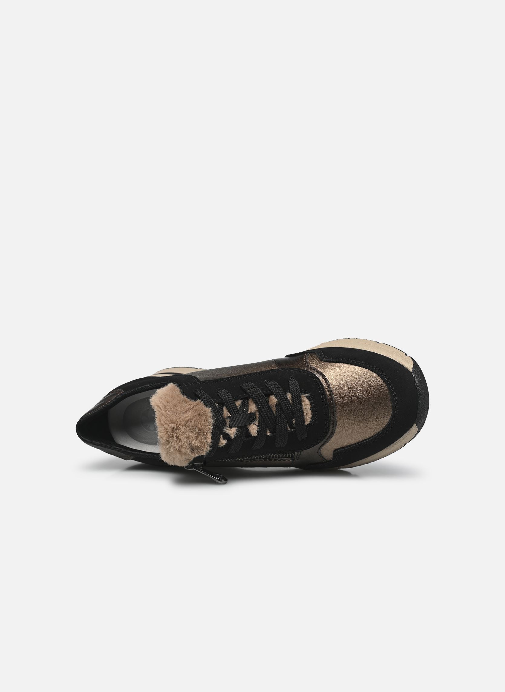 Baskets compensées N9301 femme multicolore Rieker Baskets compensées N9301 femme multicolore SCHWARZ/BRONZE/ANTIK/FANGO