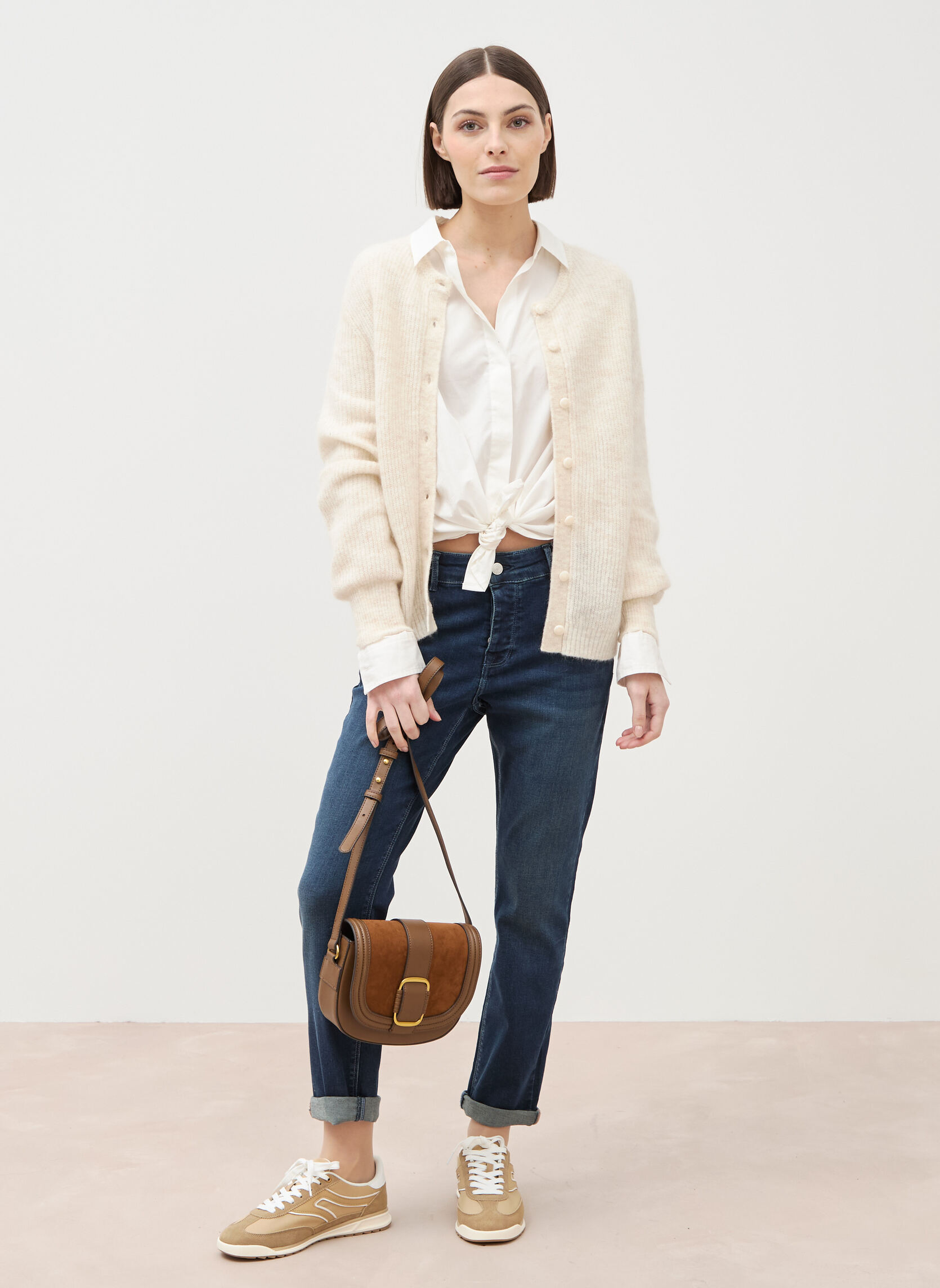 Jeans droit PARIS-GIRL femme bleu Bonobo Jeans droit PARIS-GIRL femme bleu Bleu