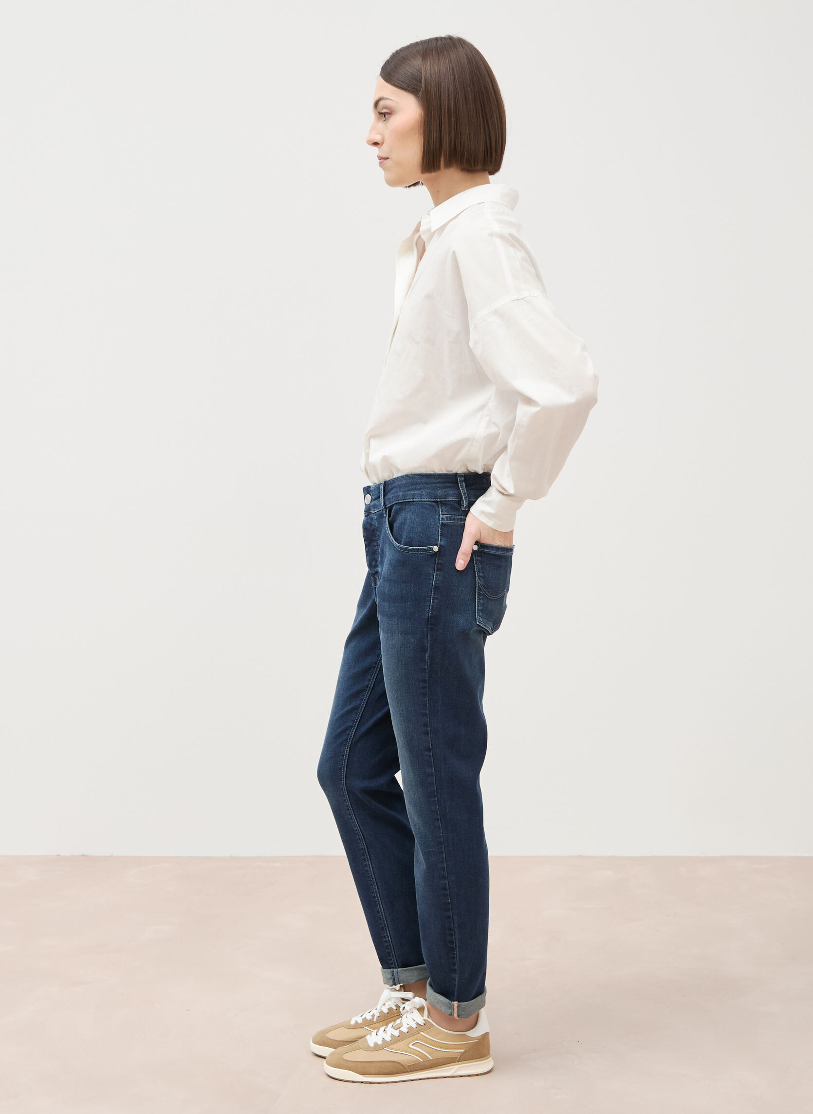 Jeans droit PARIS-GIRL femme bleu Bonobo Jeans droit PARIS-GIRL femme bleu Bleu