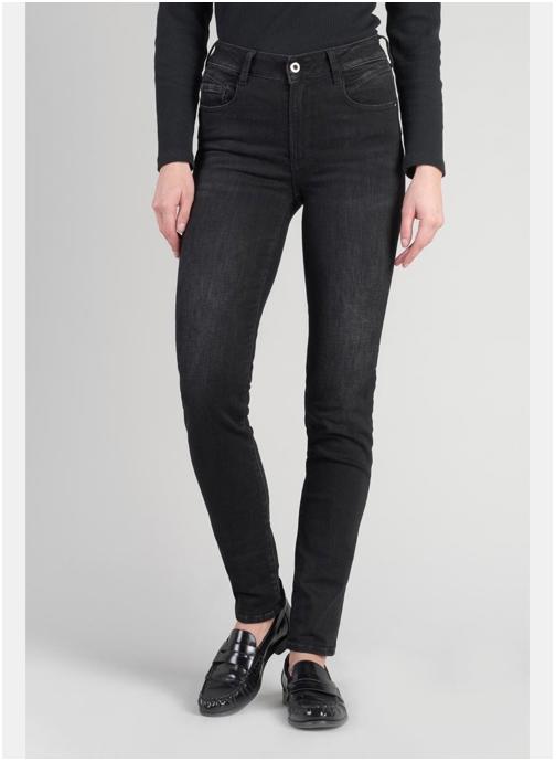 Le temps des cerises Jeans push-up slim taille haute PULP Noir (Noir