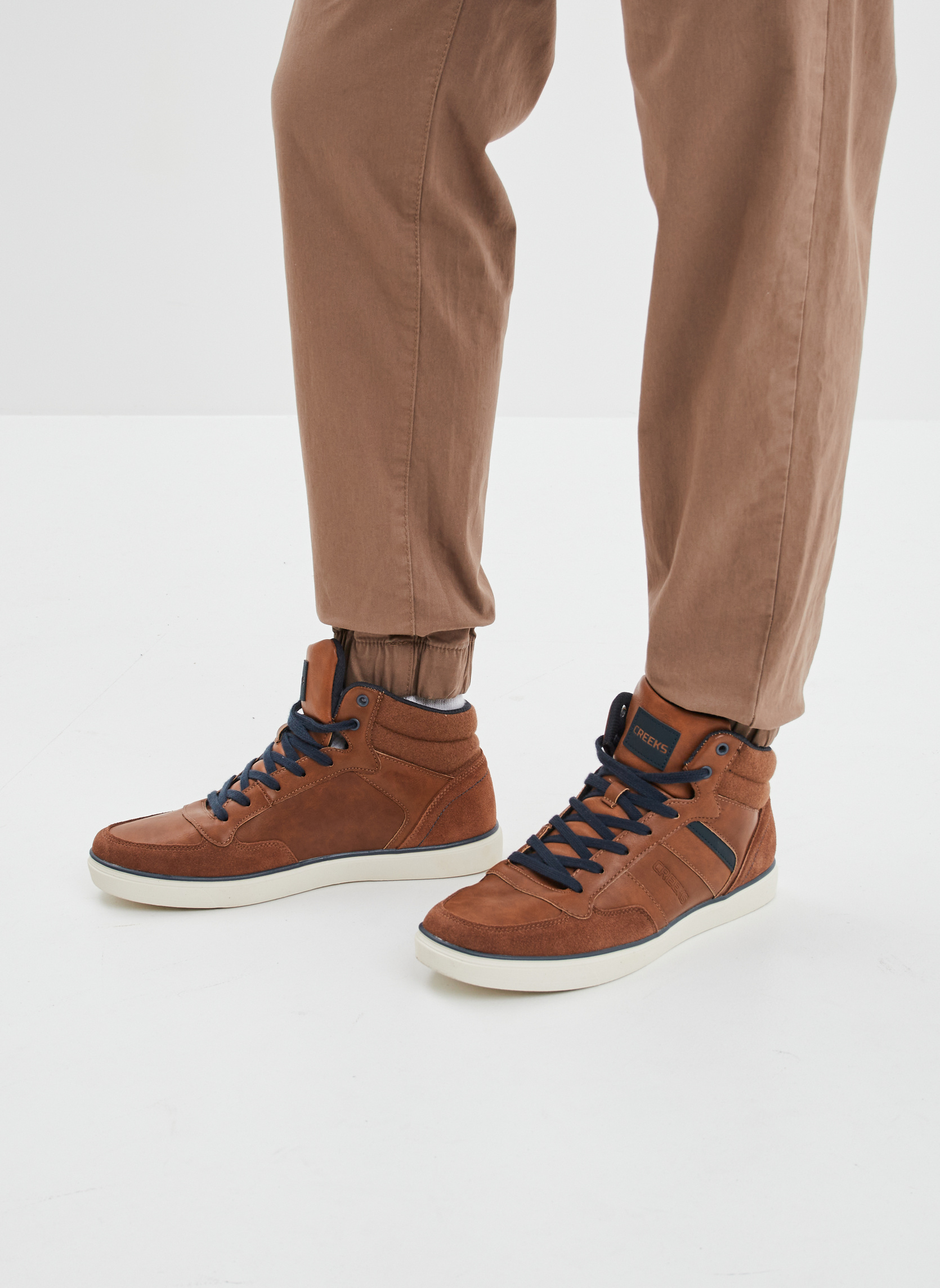 Baskets basses KIBO_S_H_BM_0_232 homme marron CREEKS Baskets basses KIBO_S_H_BM_0_232 homme marron Marron
