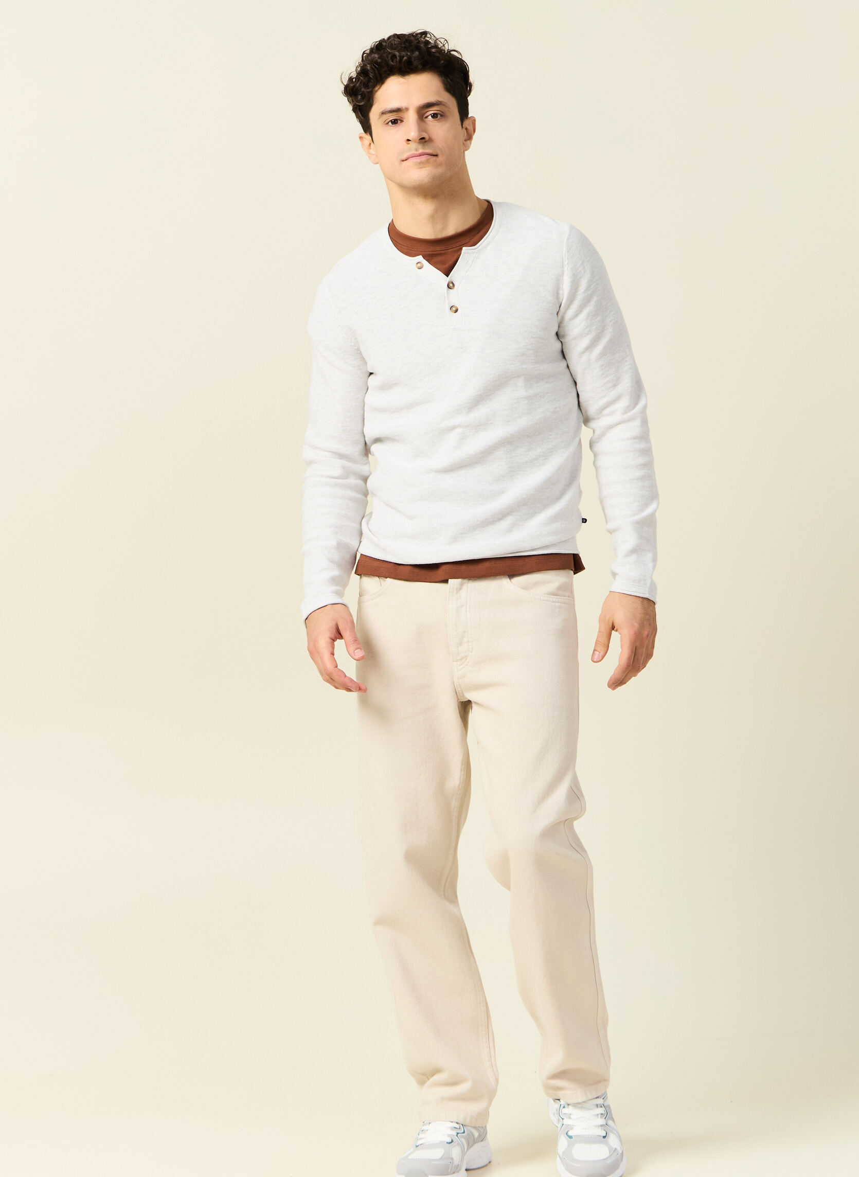 Pulls SUMPULH homme blanc Bonobo Pulls SUMPULH homme blanc Blanc