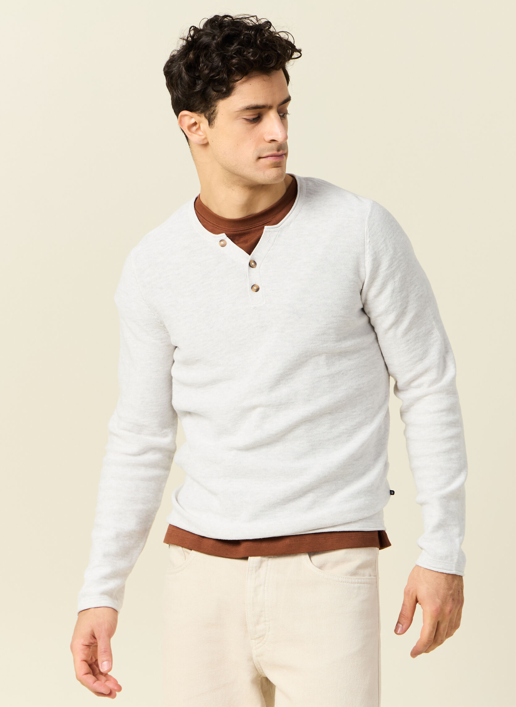 Pulls SUMPULH homme blanc Bonobo Pulls SUMPULH homme blanc Blanc