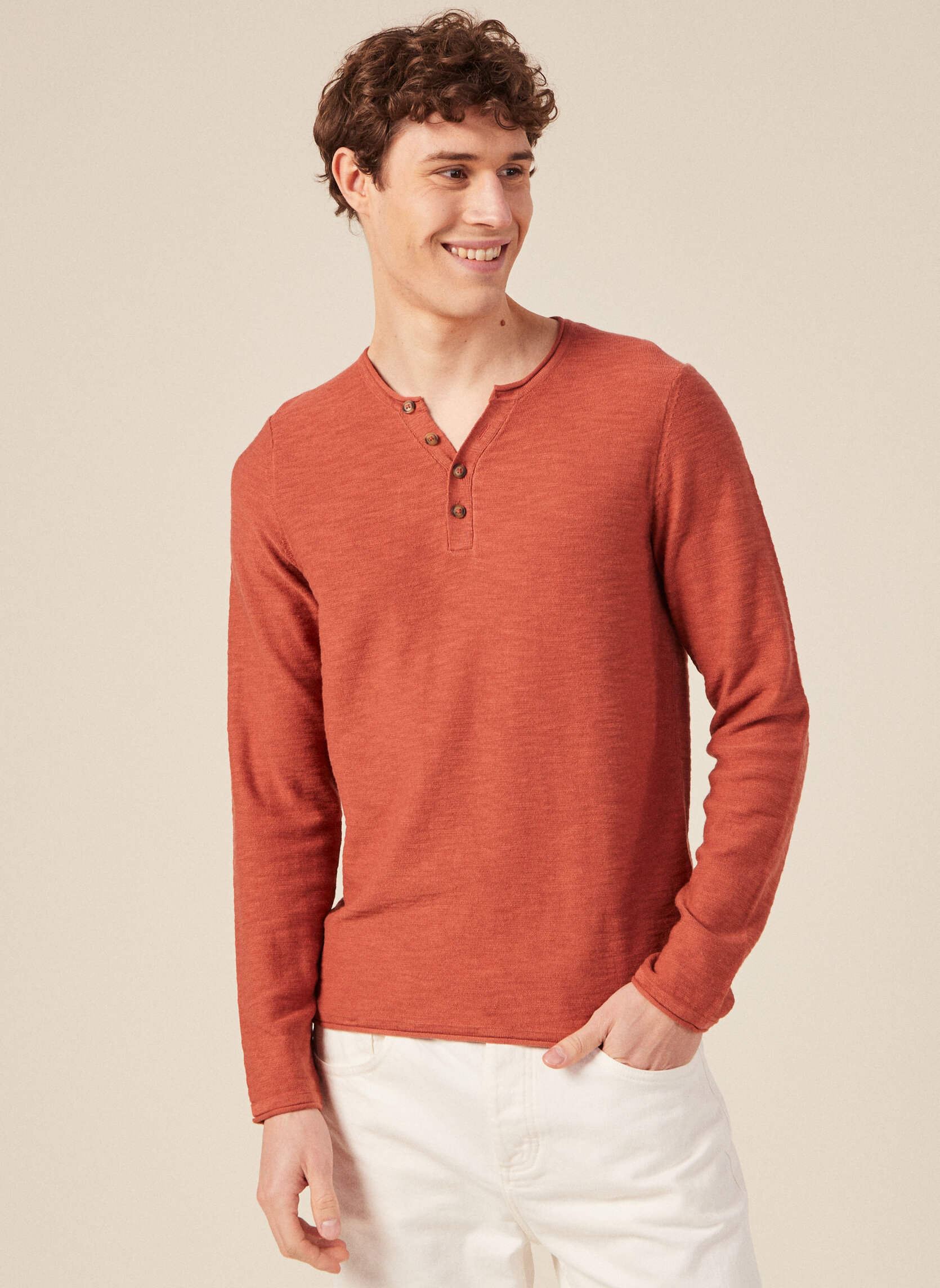 Pulls SUMPULH homme orange Bonobo Pulls SUMPULH homme orange Orange