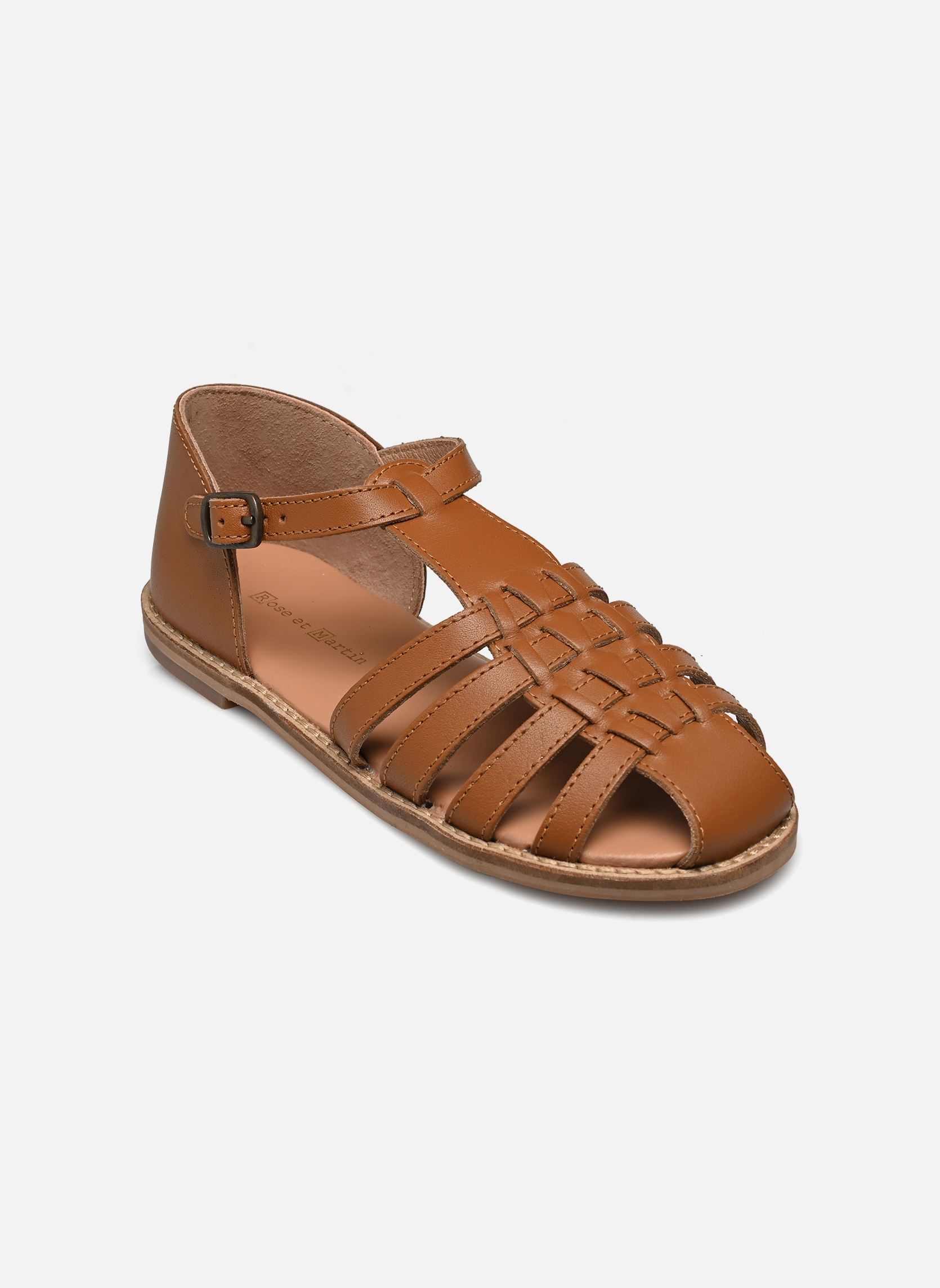 Sandales KASSANDRA fille marron Rose et Martin Sandales KASSANDRA fille marron Camel