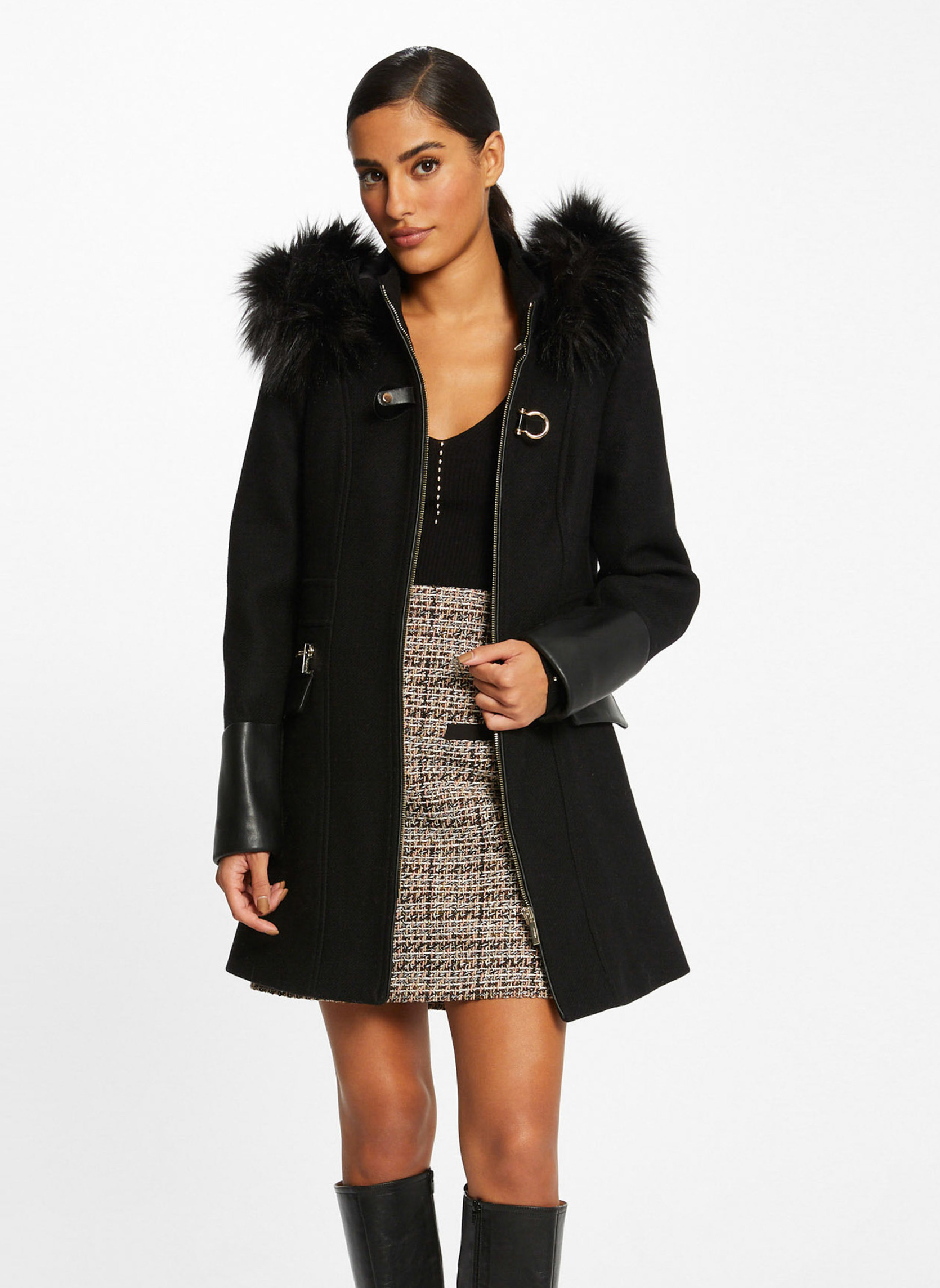 Manteaux classiques 222-GSIBIL femme noir Morgan Manteaux classiques 222-GSIBIL femme noir Noir