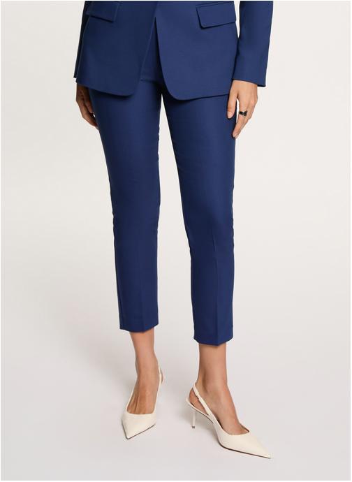 Morgan Pantalons droit 211-PROSY.F femme bleu