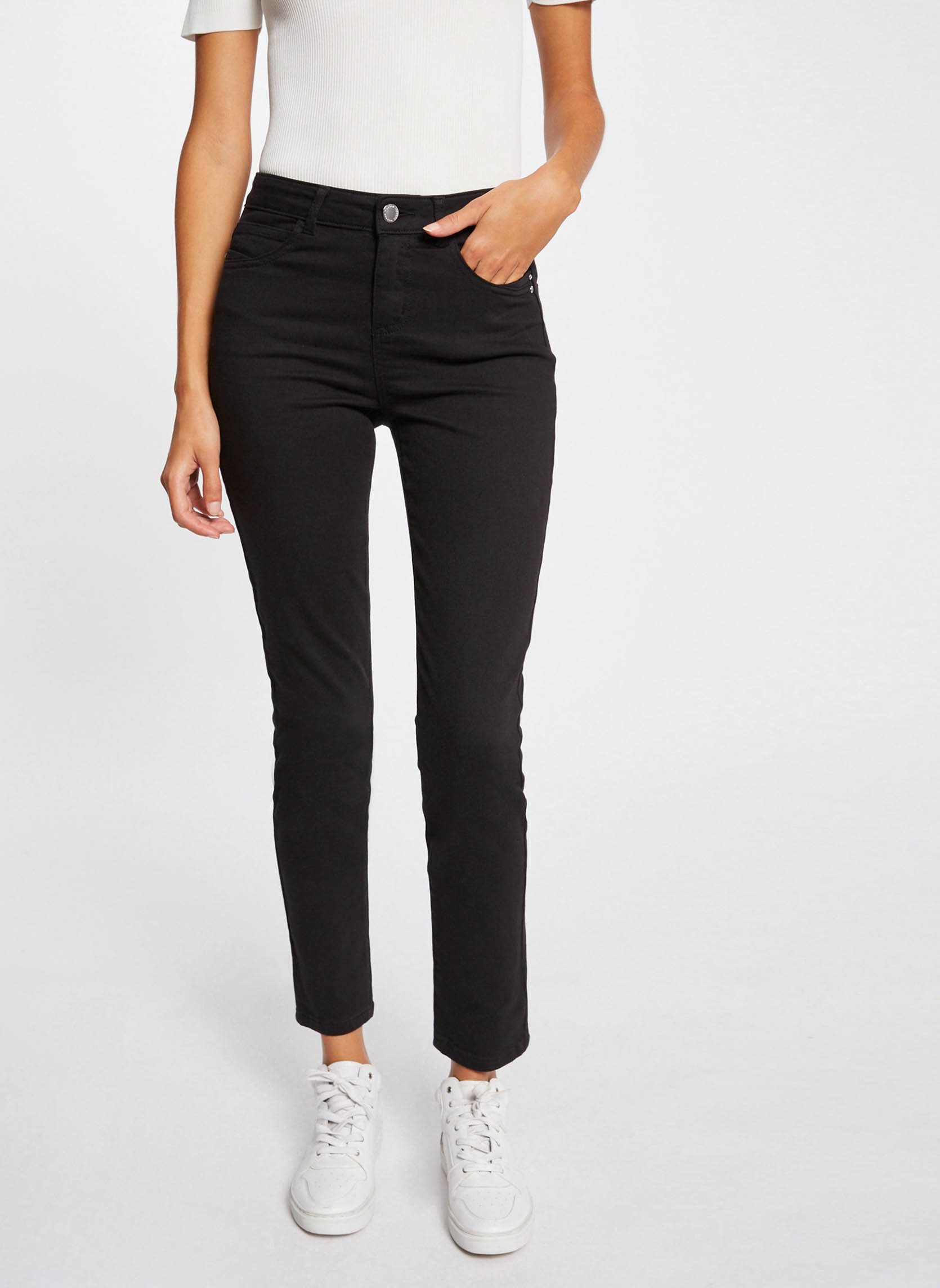 Pantalons droit 231-PRETTY femme noir Morgan Pantalons droit 231-PRETTY femme noir Noir