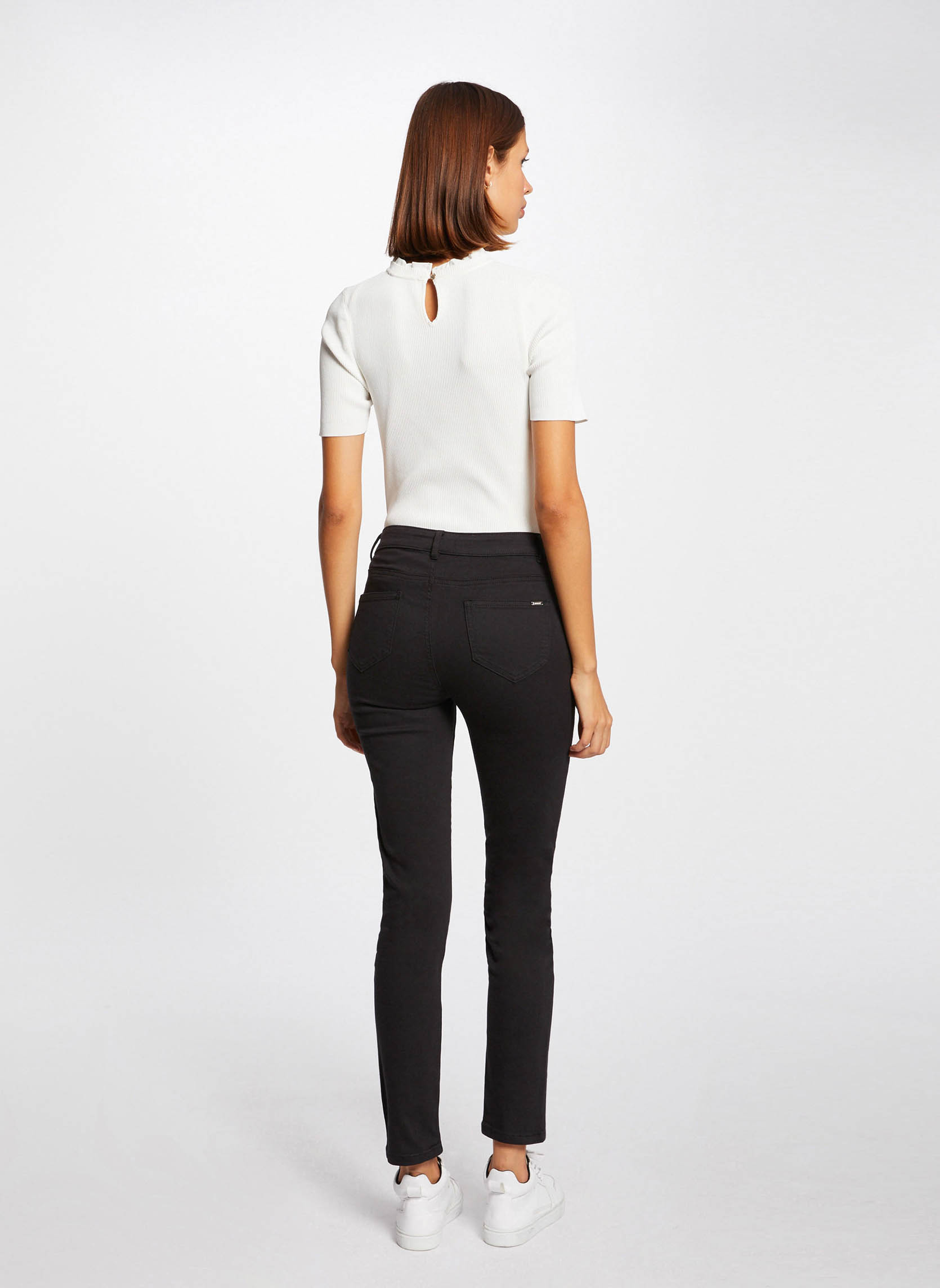 Pantalons droit 231-PRETTY femme noir Morgan Pantalons droit 231-PRETTY femme noir Noir