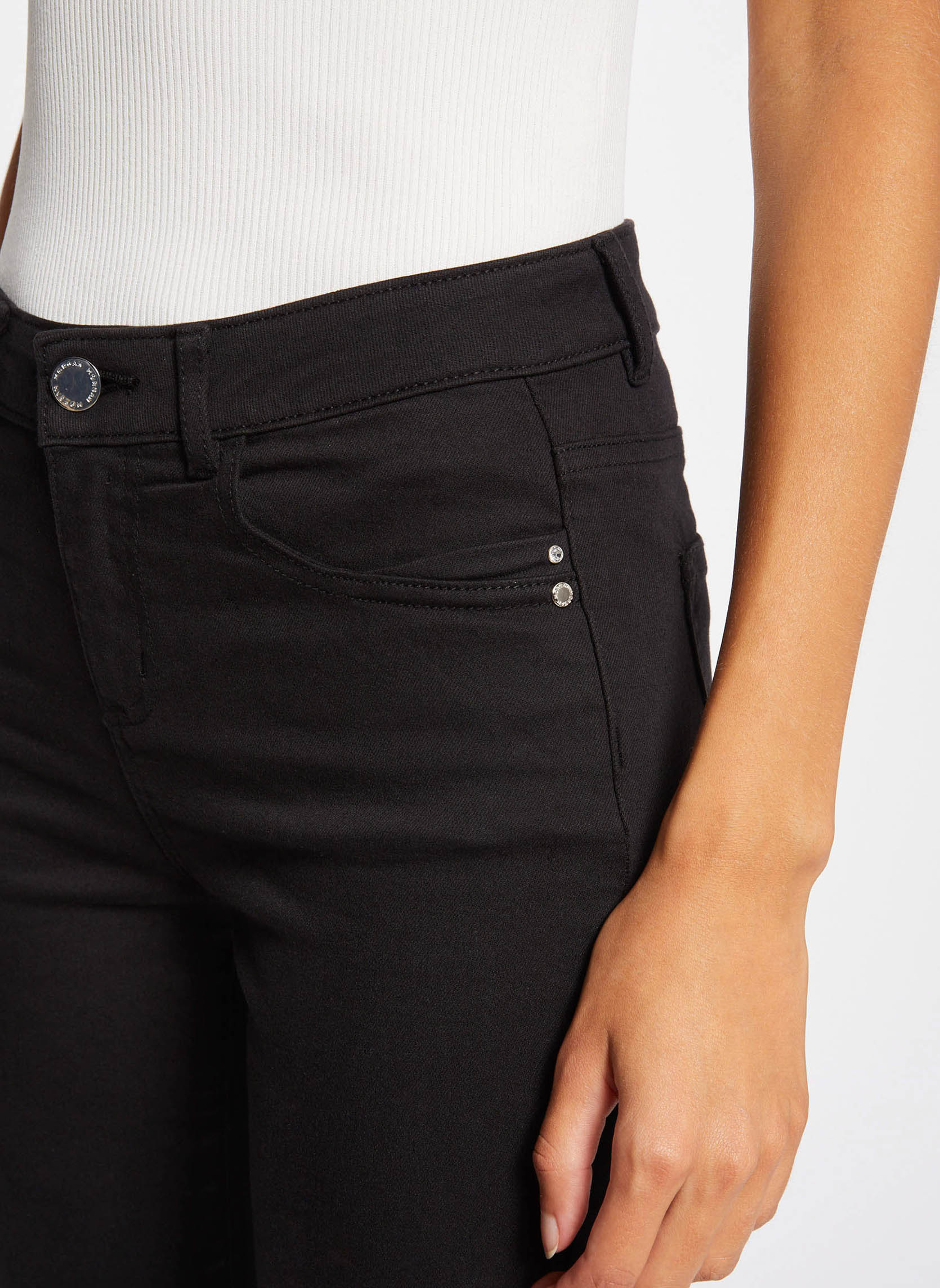 Pantalons droit 231-PRETTY femme noir Morgan Pantalons droit 231-PRETTY femme noir Noir