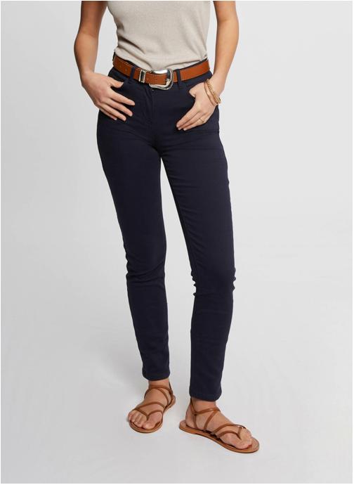 Morgan Pantalons droit 231-PRETTY femme bleu