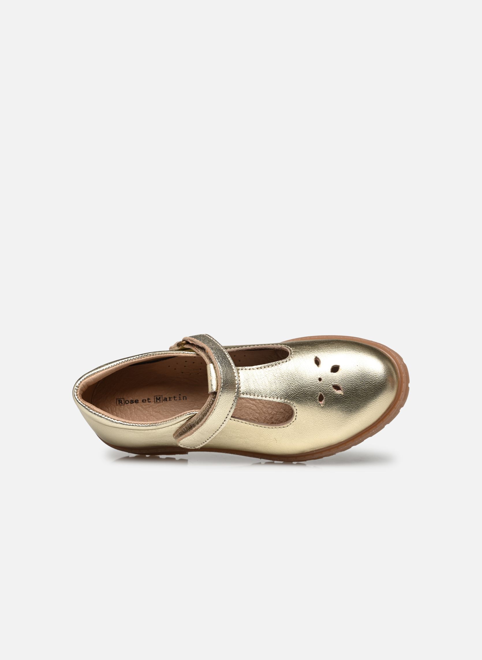 Ballerines TELMA fille or et bronze Rose et Martin Ballerines TELMA fille or et bronze Doré