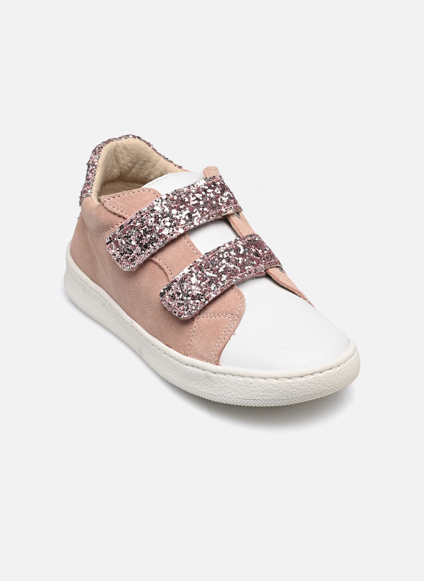 Baskets TISKET fille rose Rose et Martin Baskets TISKET fille rose Rose