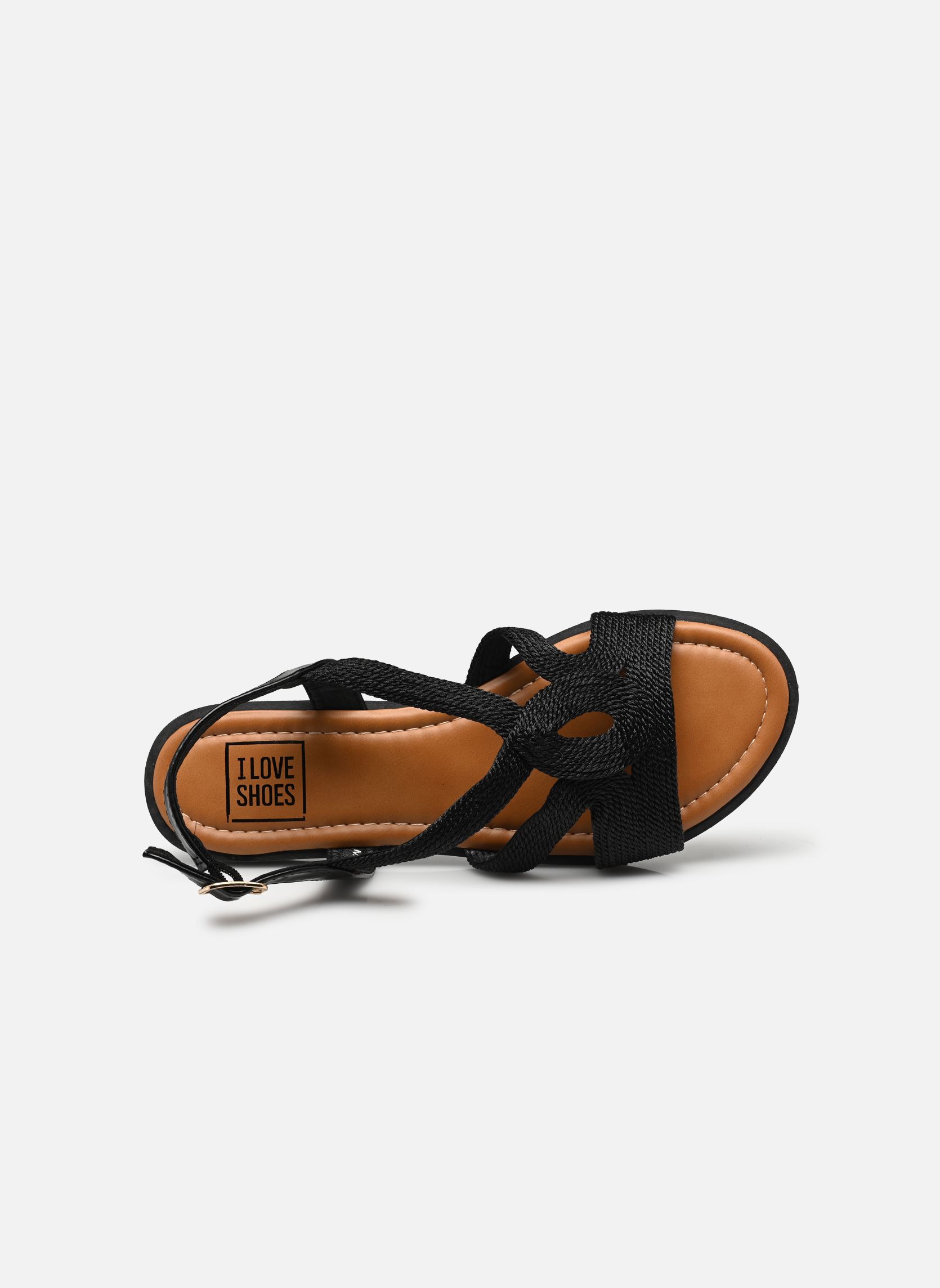 Sandali piatti TONICA donna nero I Love Shoes Sandali piatti TONICA donna nero NOIR