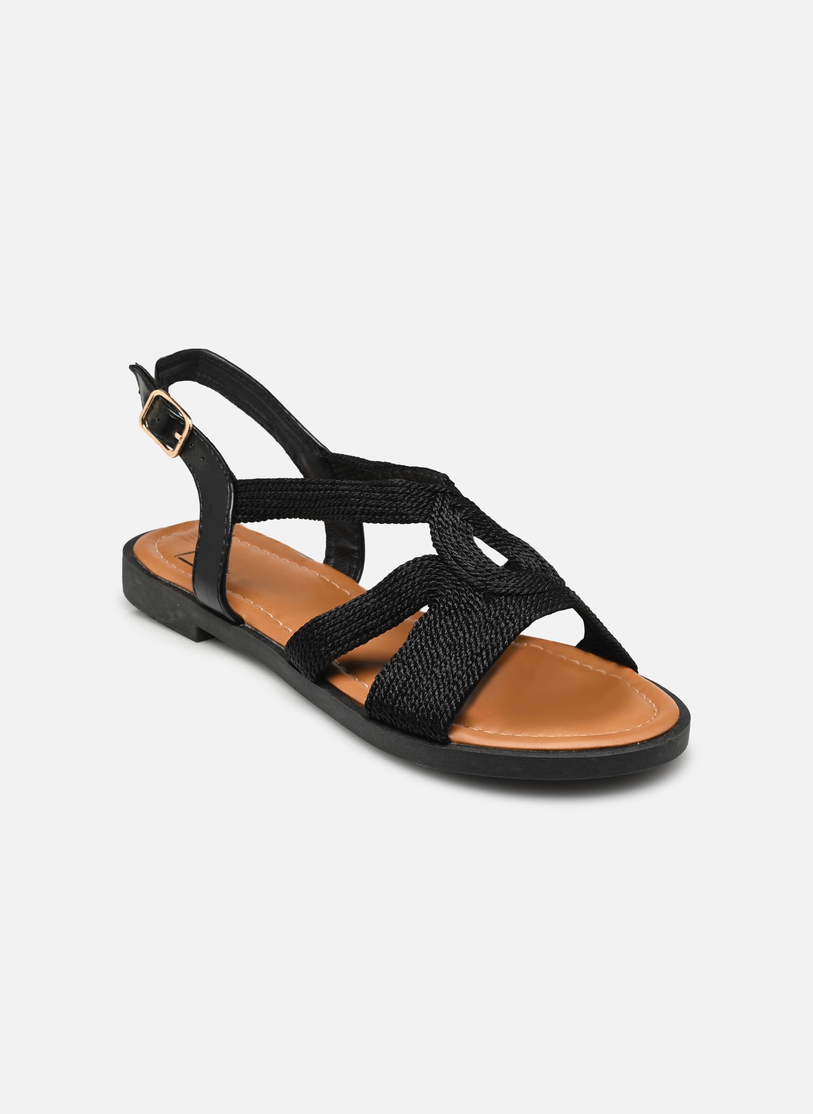 Sandali piatti TONICA donna nero I Love Shoes Sandali piatti TONICA donna nero NOIR