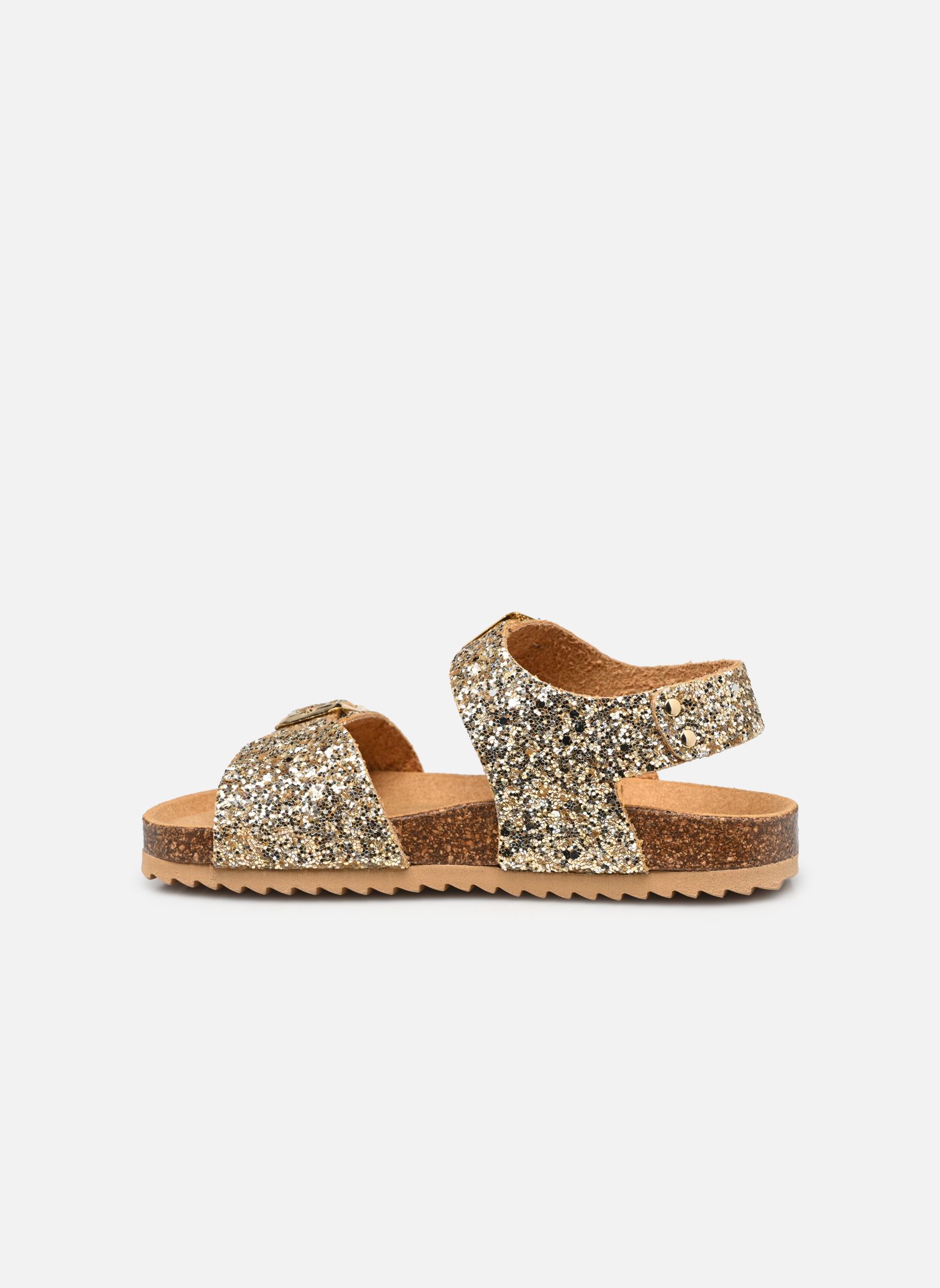 Sandales BODISSA fille or et bronze Rose et Martin Sandales BODISSA fille or et bronze Glitter Platino