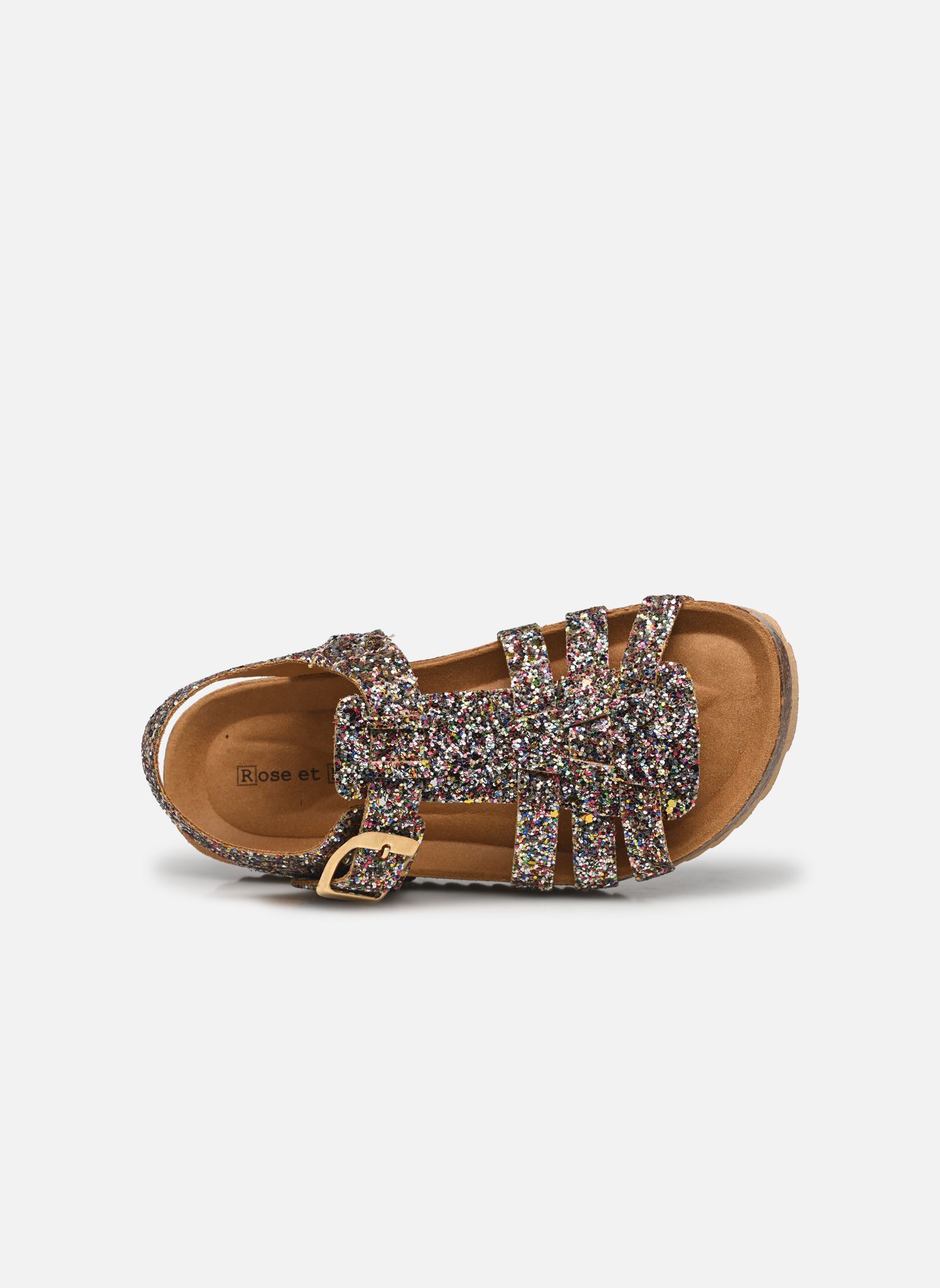 Sandales BOLISSE fille multicolore Rose et Martin Sandales BOLISSE fille multicolore GLITTER MULTI