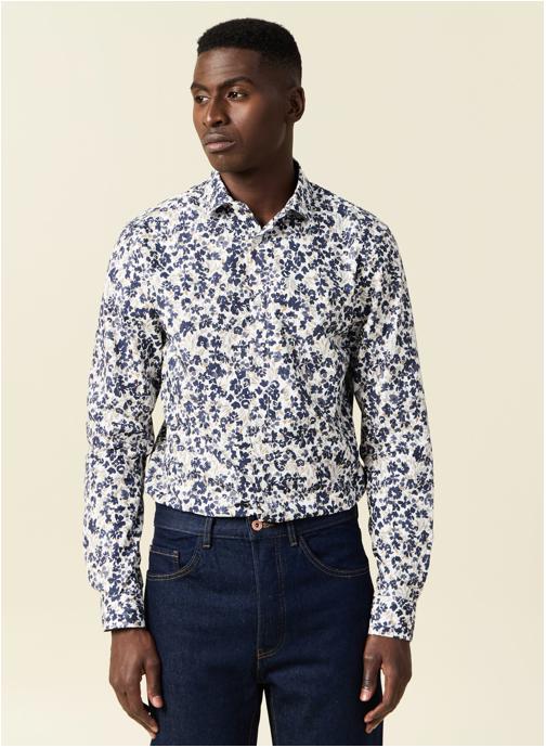 Bonobo Chemises Chemises manches longues - ESAOPSLIMFRH homme blanc
