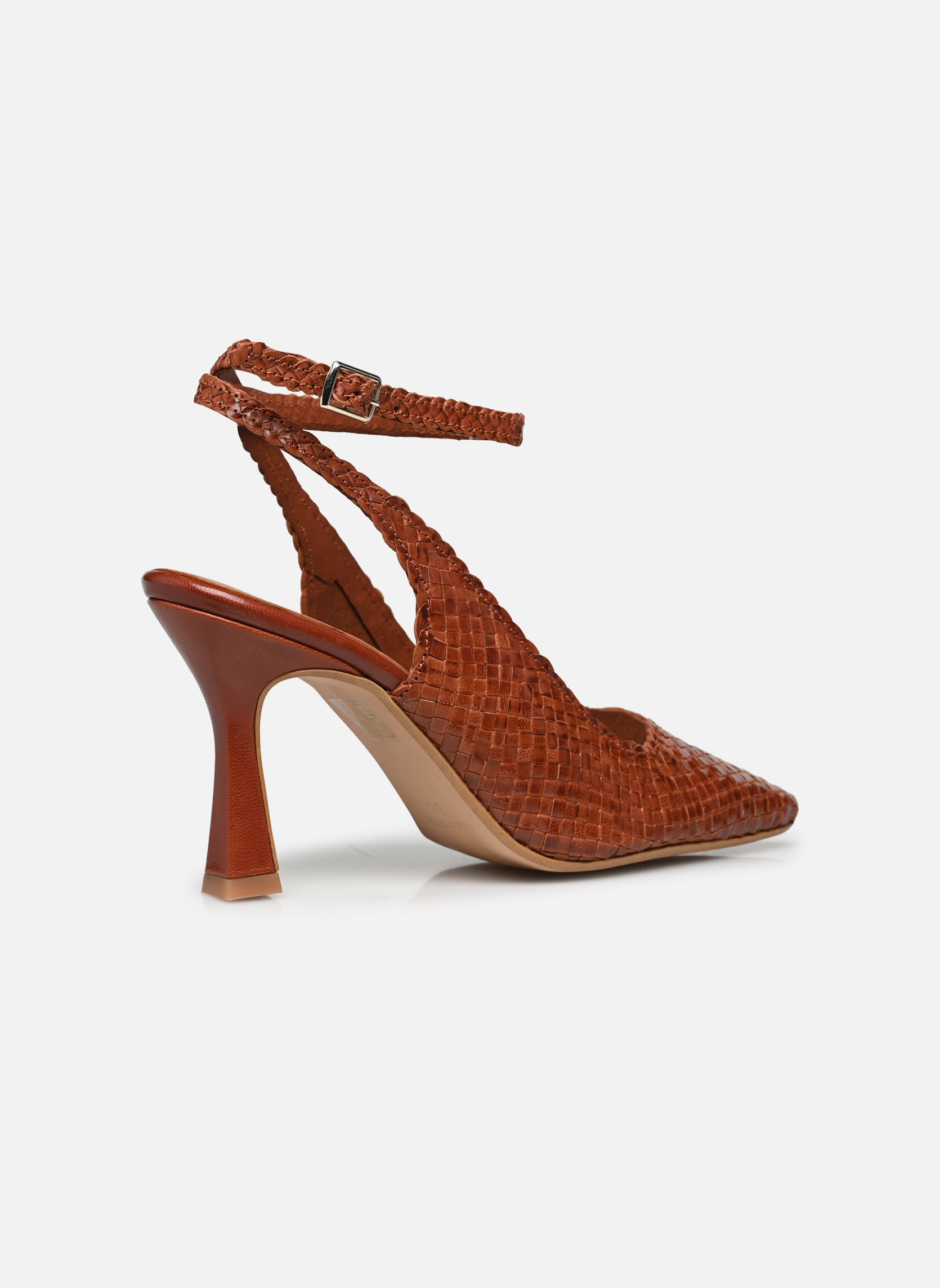 Escarpins à brides Evene femme marron Made By Sarenza Escarpins à brides Evene femme marron TRENZADO MID BROWN