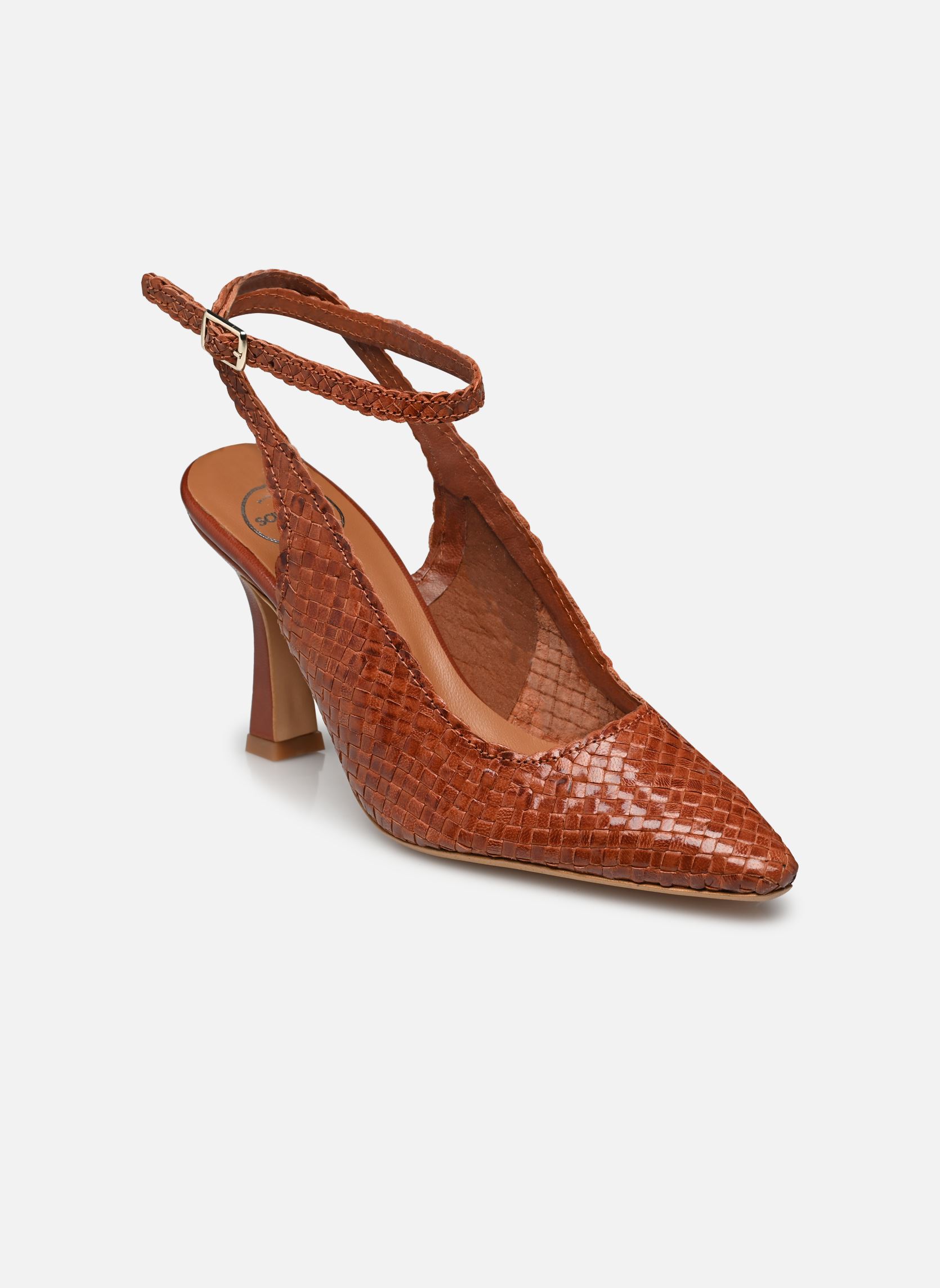 Escarpins à brides Evene femme marron Made By Sarenza Escarpins à brides Evene femme marron TRENZADO MID BROWN