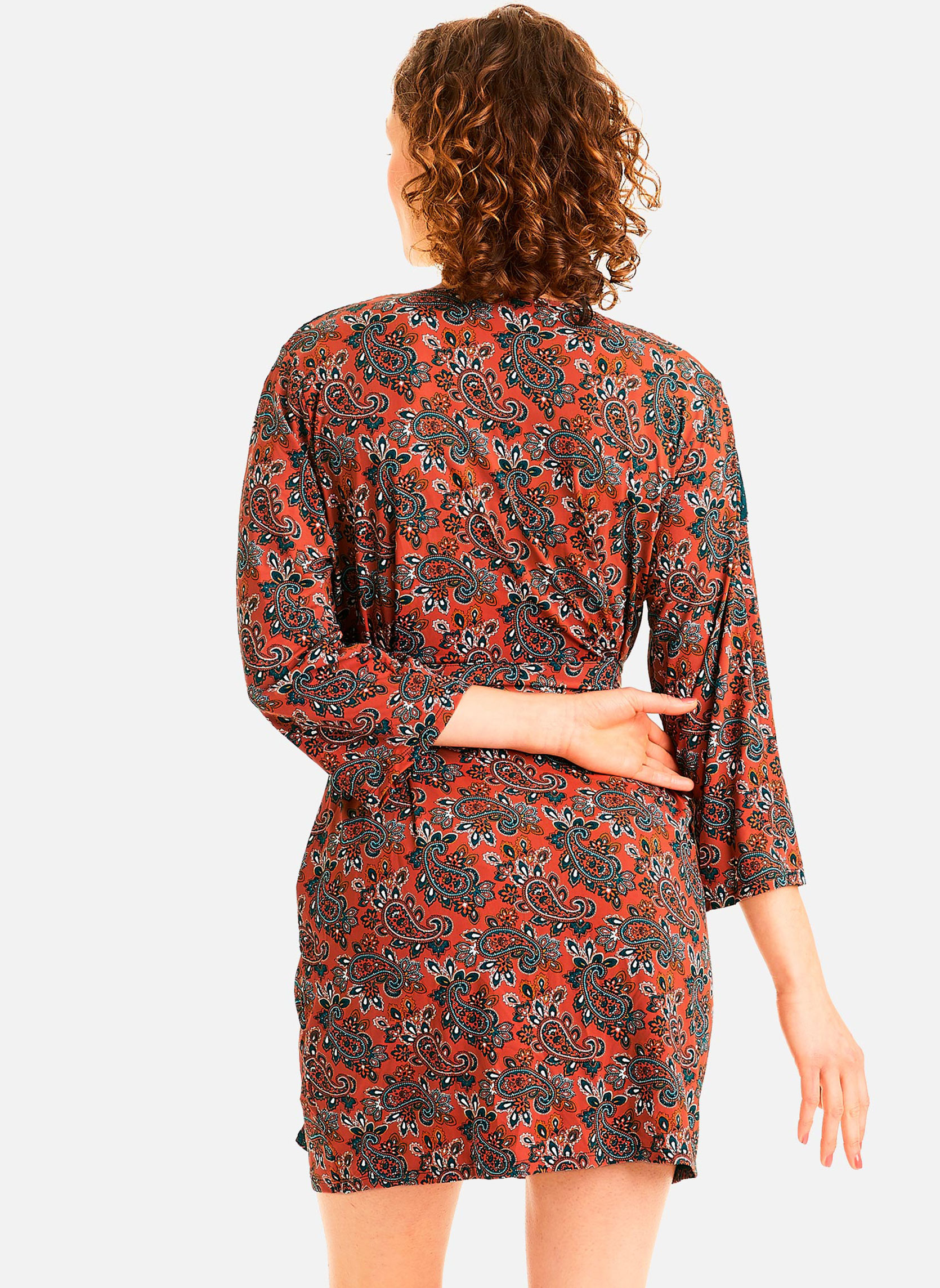Robes de chambre Kimono caramel Metro femme marron Pomm'Poire Robes de chambre Kimono caramel Metro femme marron Marron