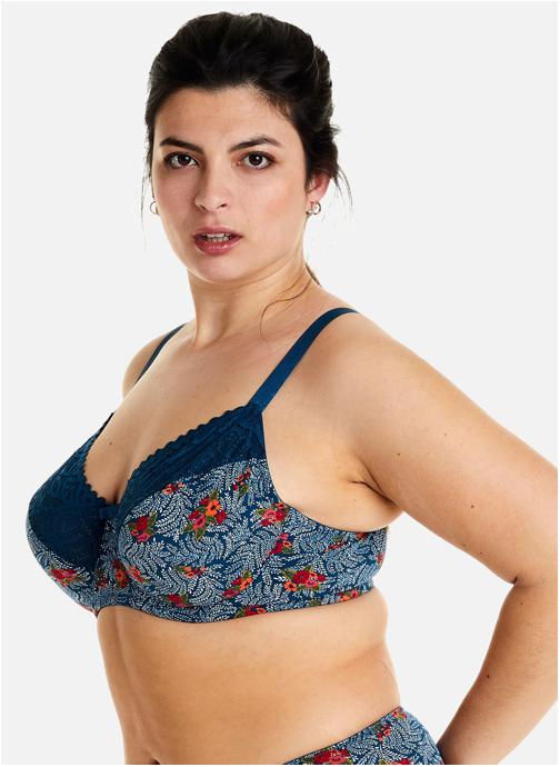 Pomm'Poire Brassières Soutien-gorge à armatures grand maintien multico bleu Paprika femme bleu