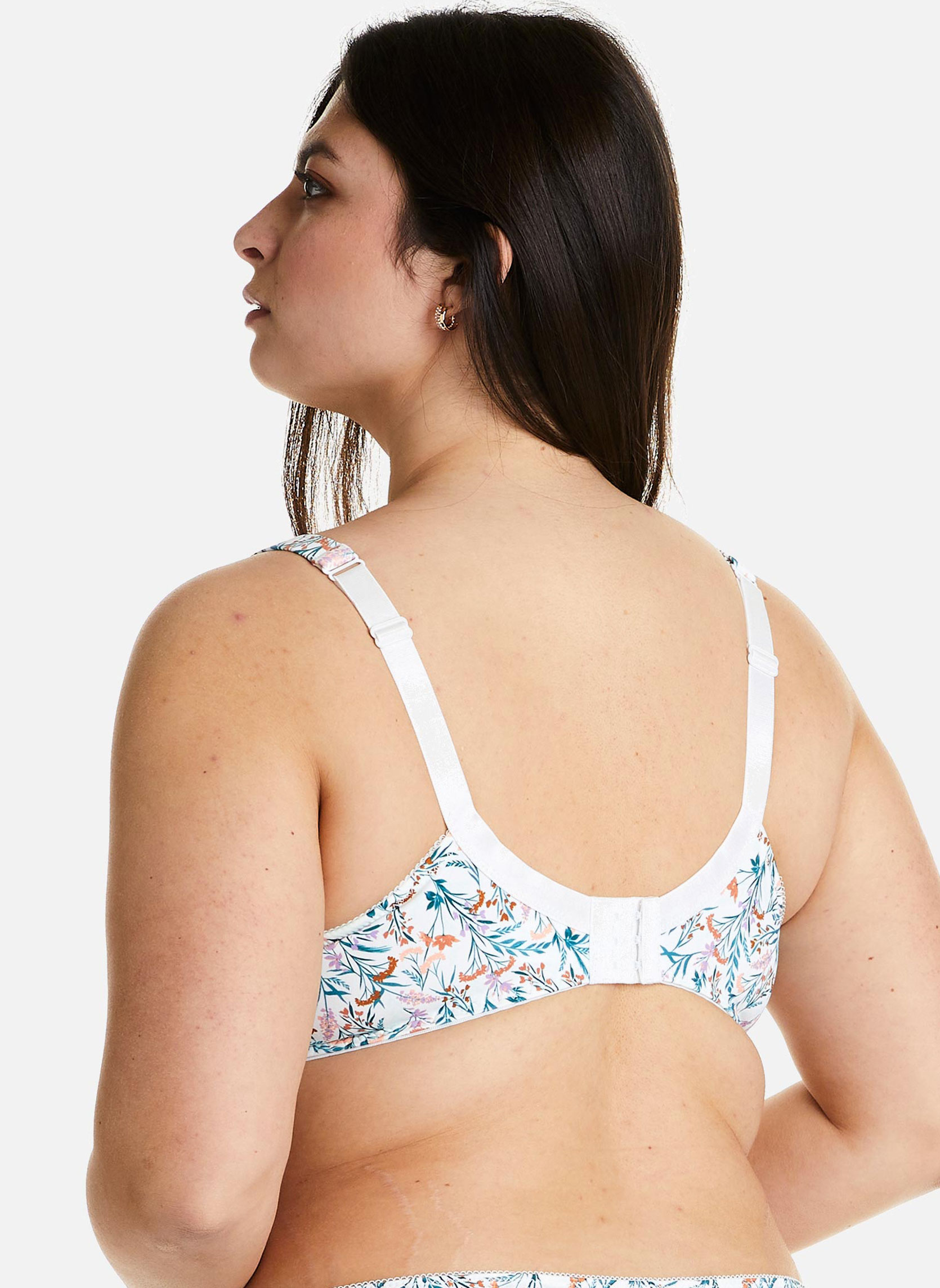 Brassières Soutien-gorge à armatures grand maintien ivoire/orange Elena femme blanc Pomm'Poire Brassières Soutien-gorge à armatures grand maintien ivoire/orange Elena femme blanc Blanc