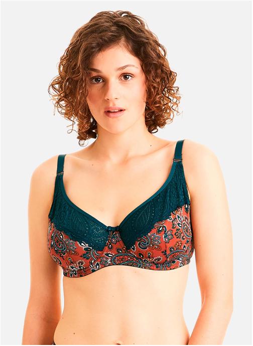 Pomm'Poire Brassières Soutien-gorge grand maintien caramel Metro femme marron