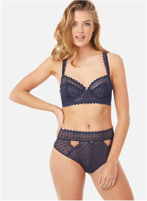 Camille Cerf & Pomm'Poire Brassières Soutien-gorge corbeille bleu Culottée femme bleu
