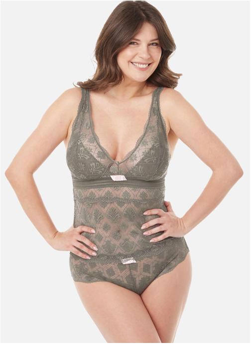 Pomm'Poire Brassières Top kaki Love Power femme vert