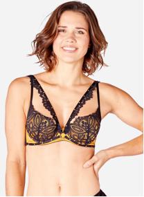 Brassières Soutien-gorge ampliforme coque moulée jaune Saltimbanque femme jaune Pomm'Poire Brassières Soutien-gorge ampliforme coque moulée jaune Saltimbanque femme jaune Jaune