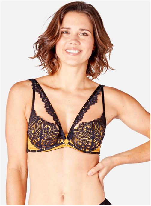Pomm'Poire Brassières Soutien-gorge ampliforme coque moulée jaune Saltimbanque femme jaune